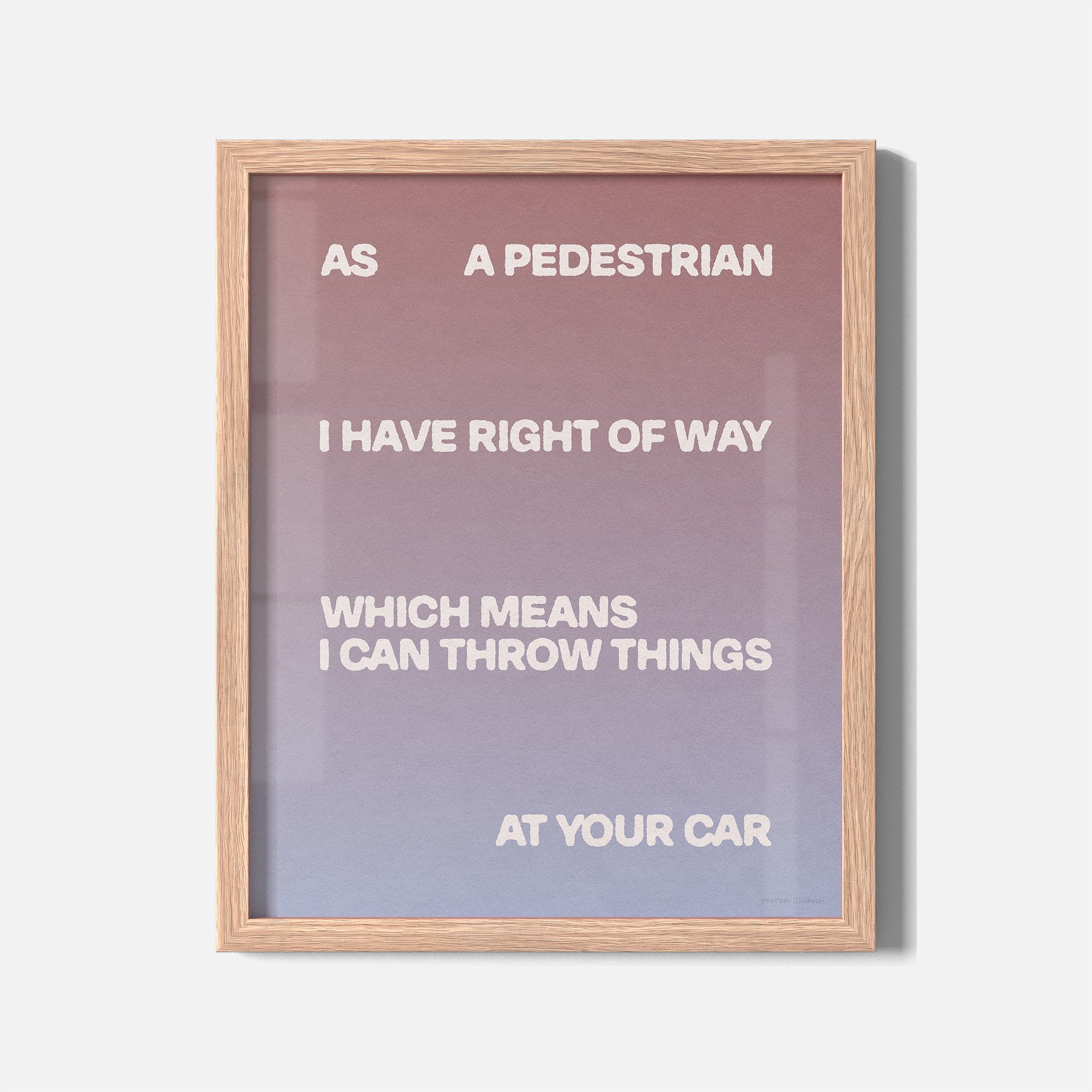 PEDESTRIAN PRINT