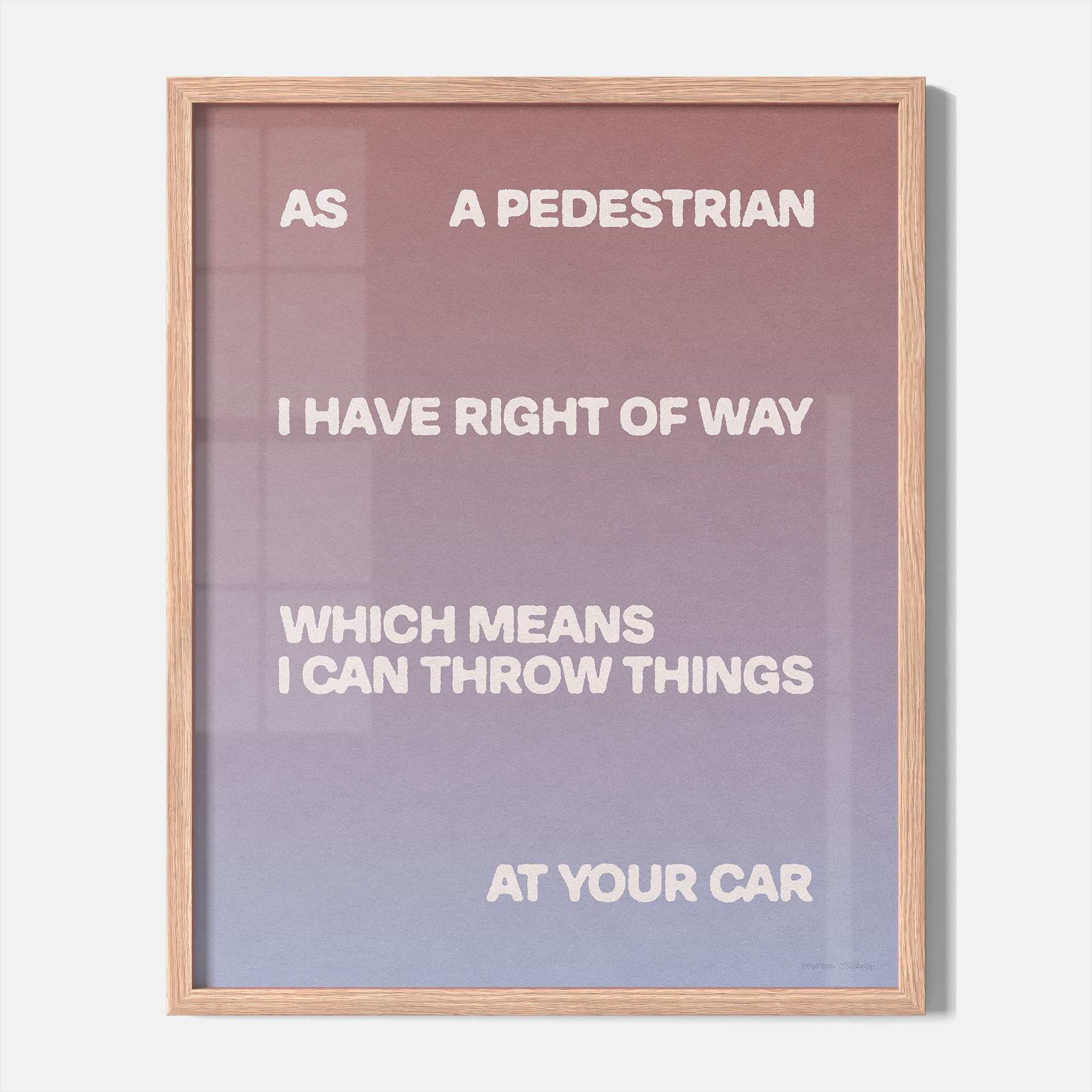 PEDESTRIAN PRINT