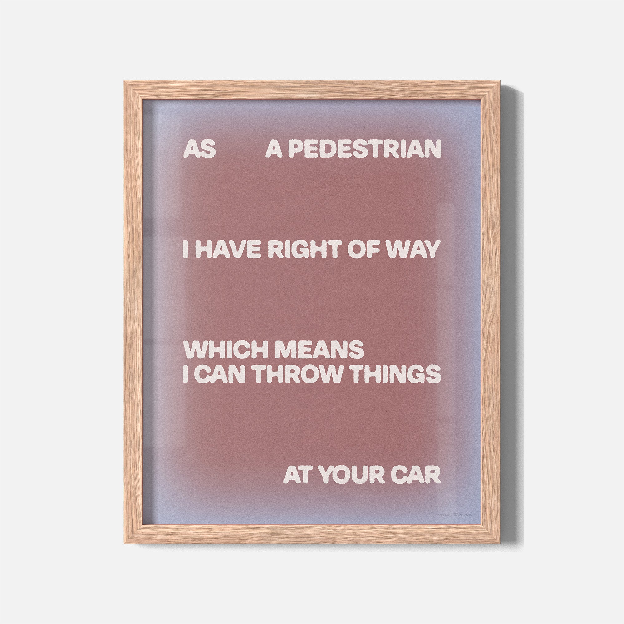 PEDESTRIAN PRINT