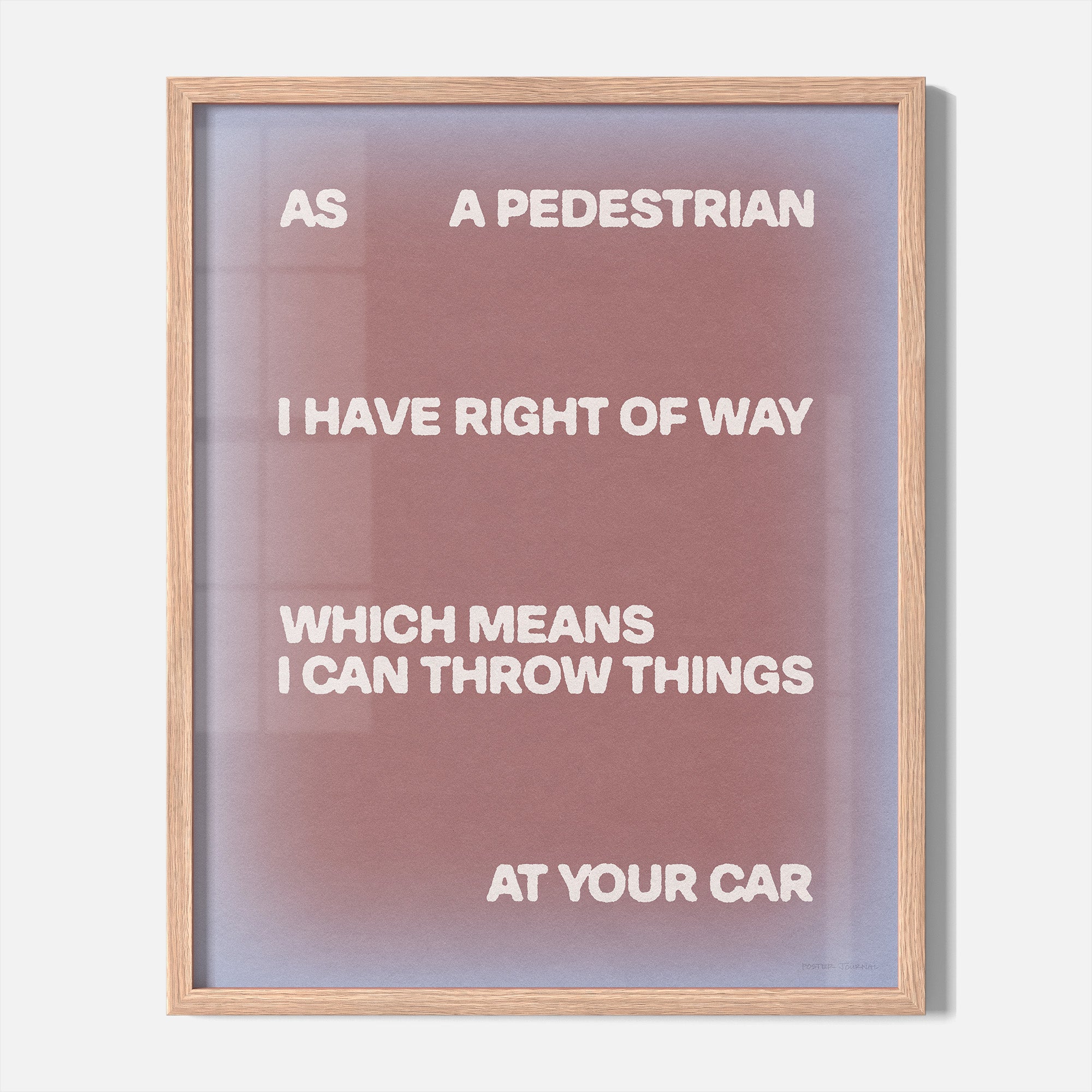 PEDESTRIAN PRINT