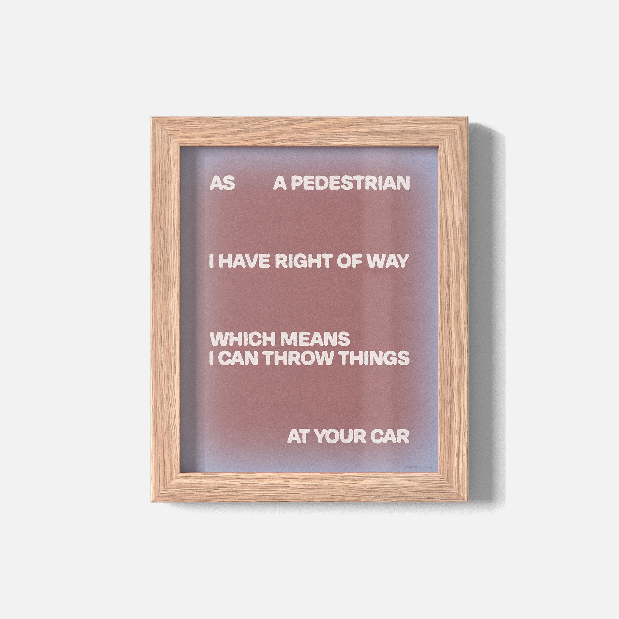 PEDESTRIAN PRINT
