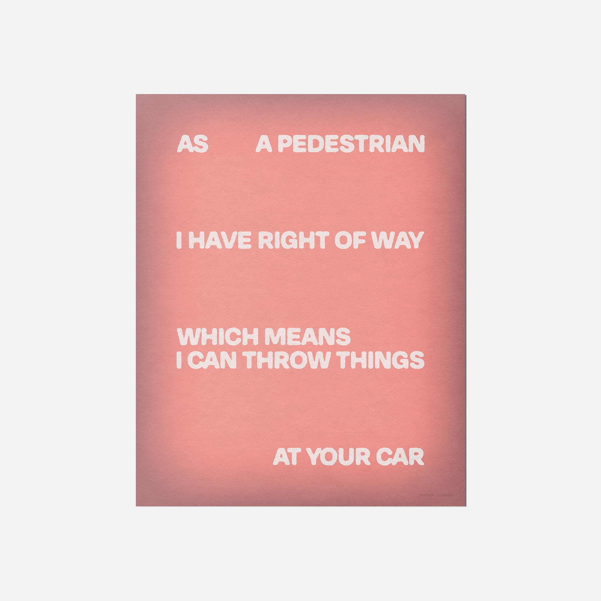 PEDESTRIAN PRINT