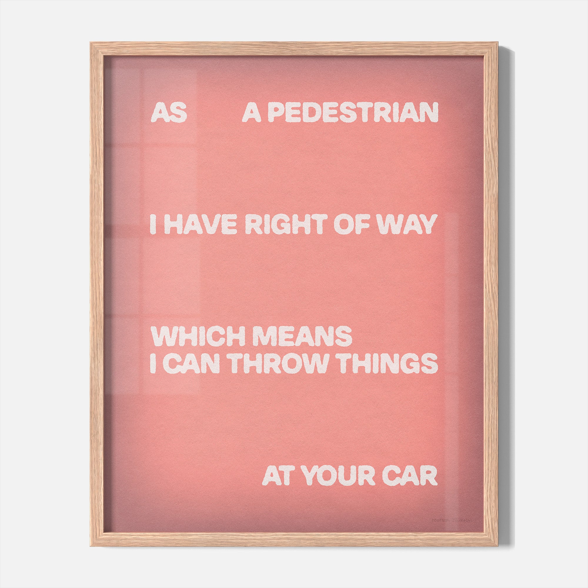 PEDESTRIAN PRINT