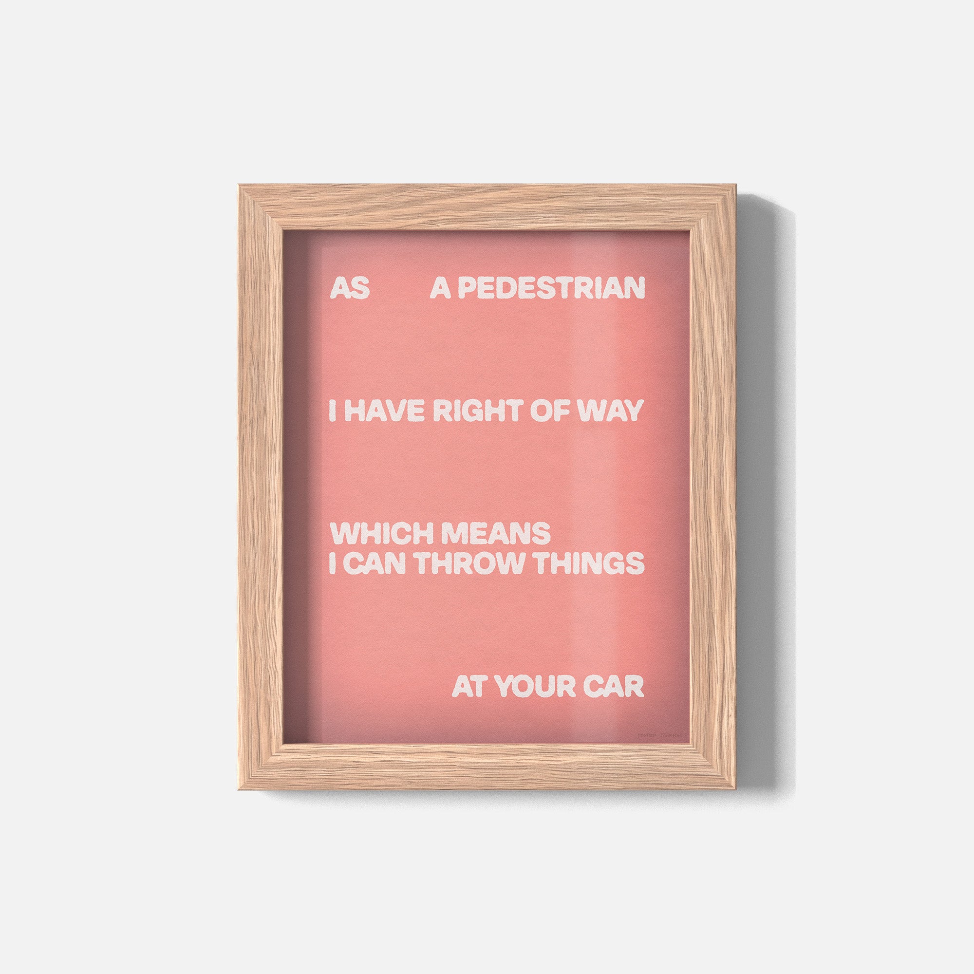 PEDESTRIAN PRINT