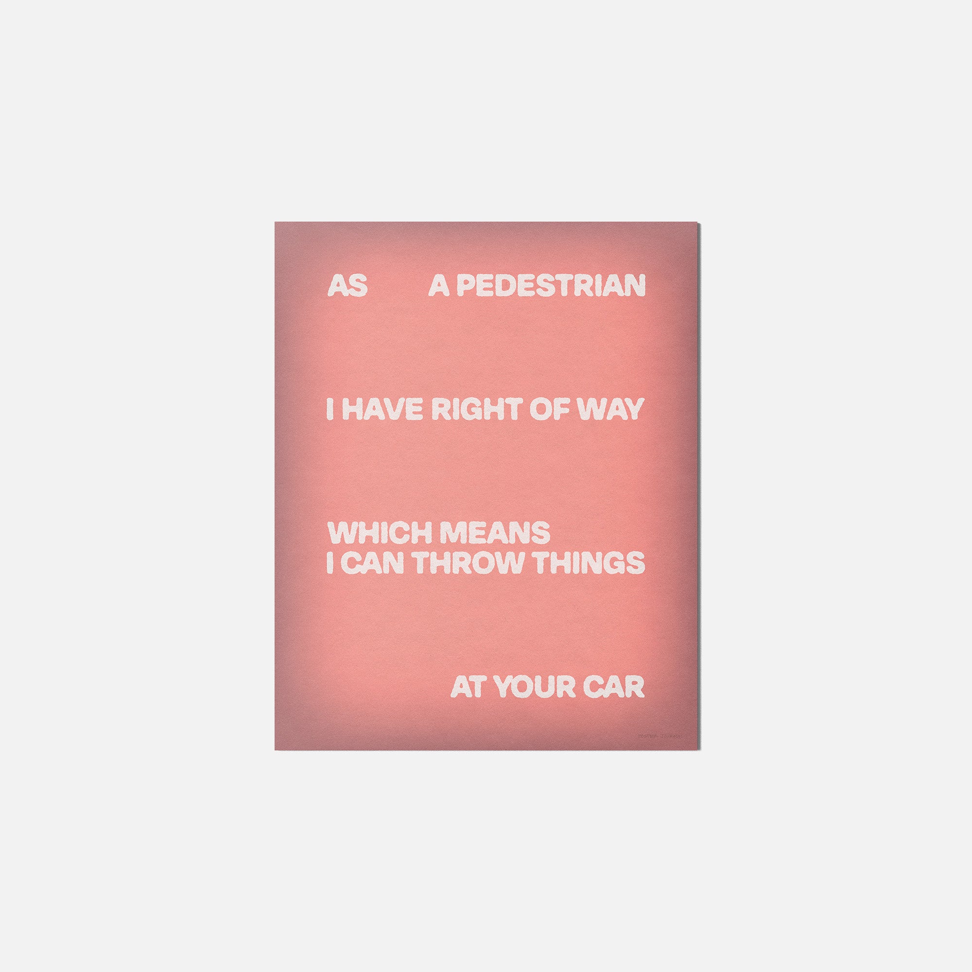 PEDESTRIAN PRINT