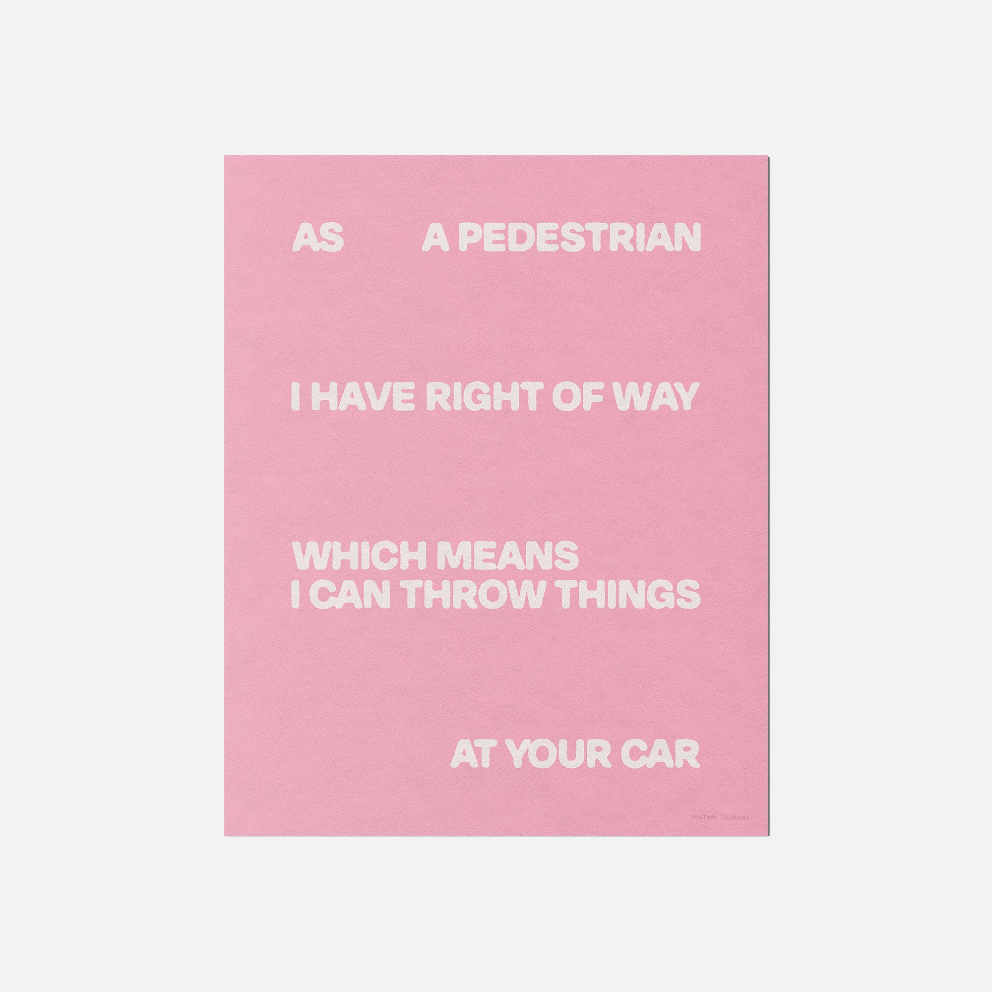 PEDESTRIAN PRINT