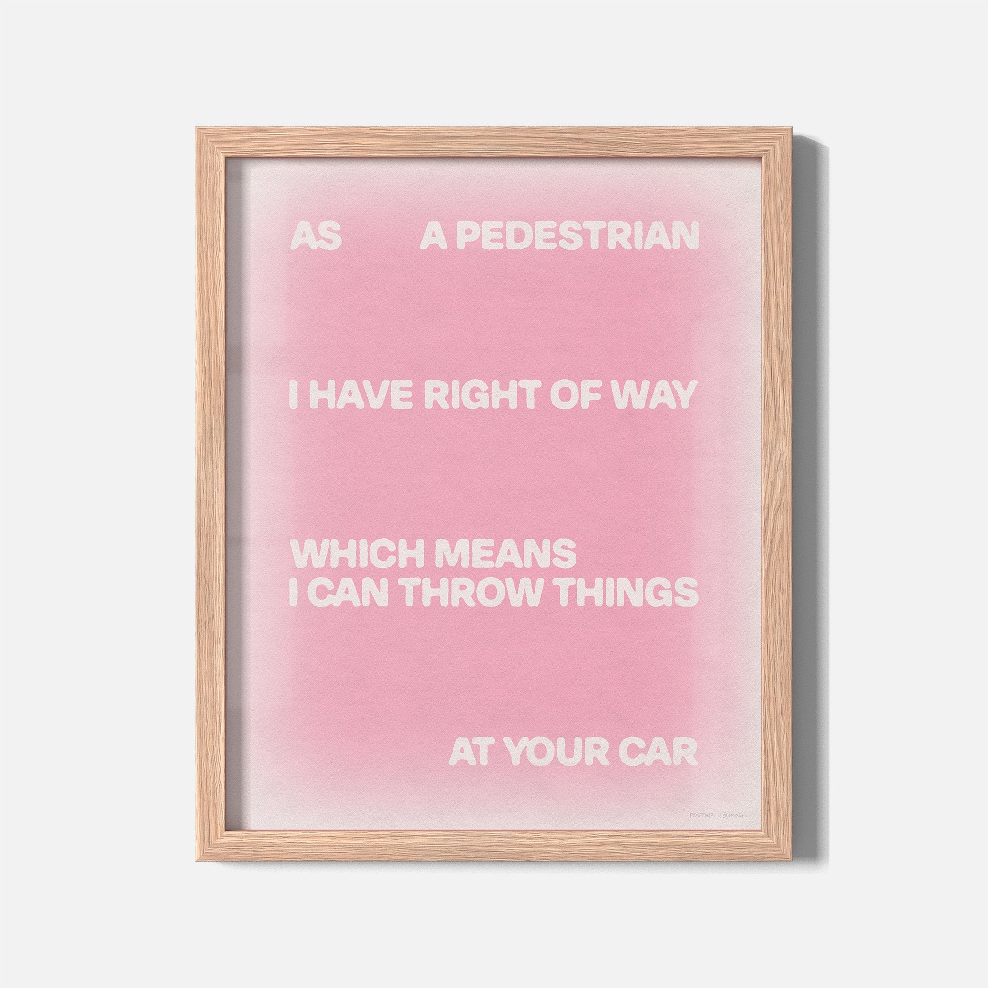 PEDESTRIAN PRINT