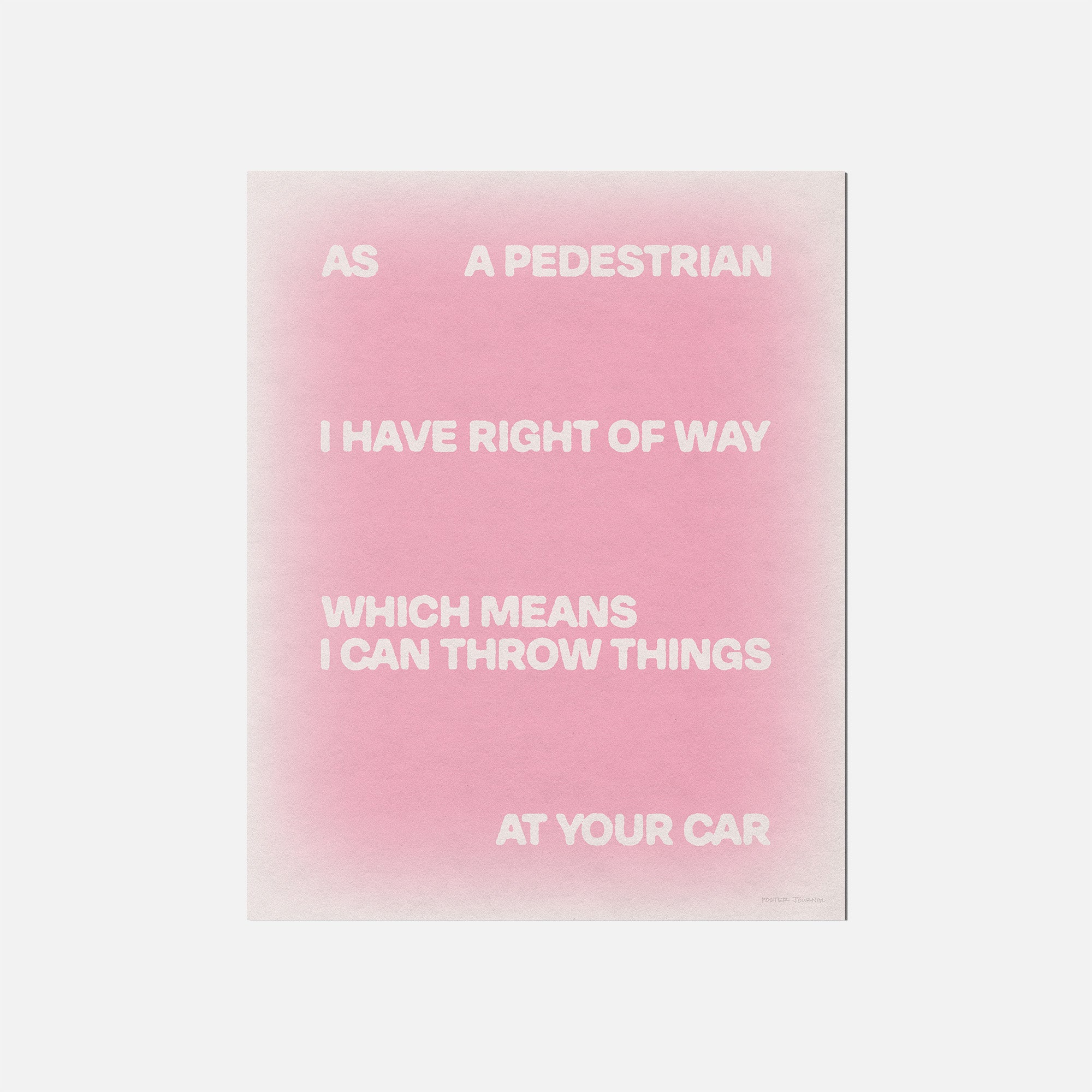 PEDESTRIAN PRINT