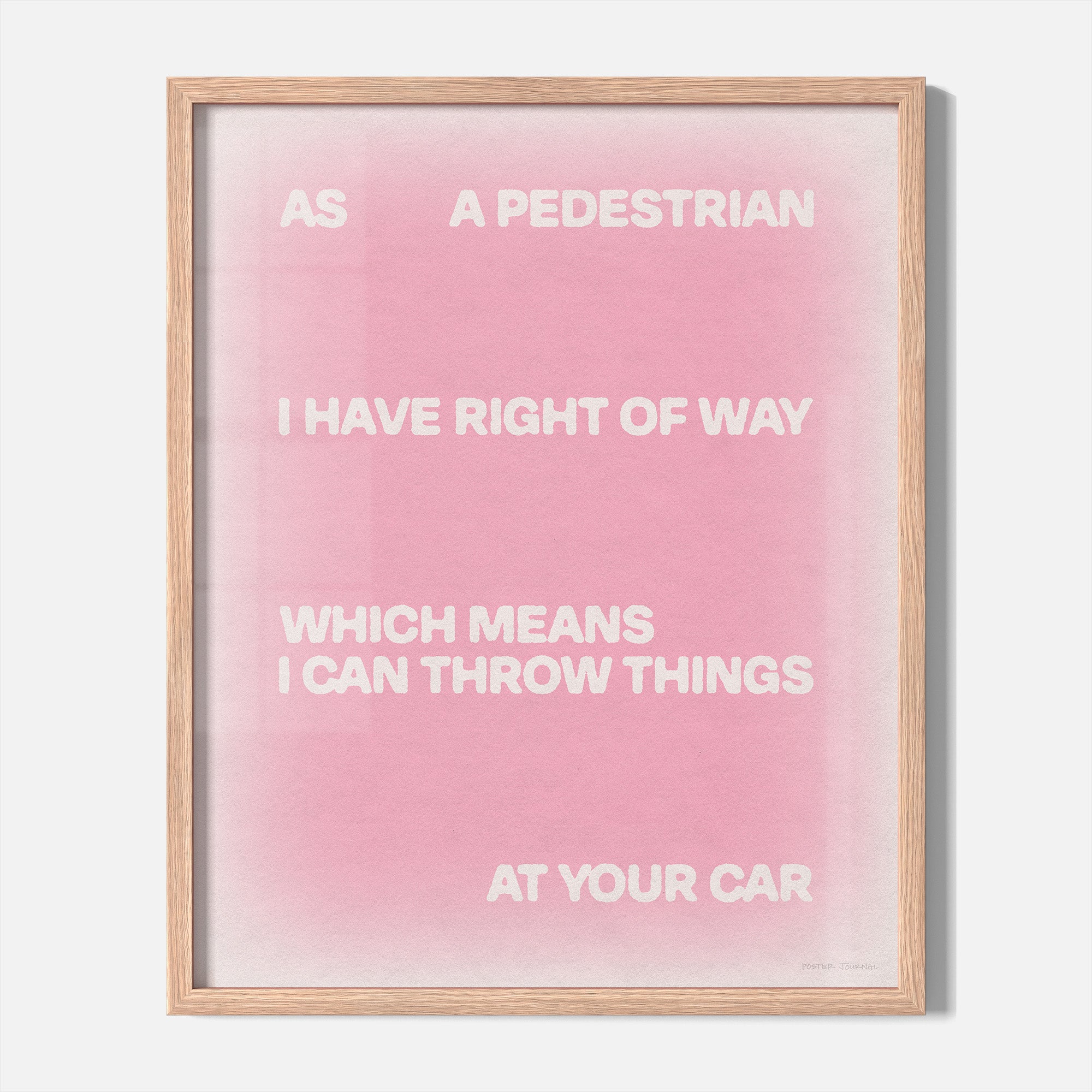 PEDESTRIAN PRINT
