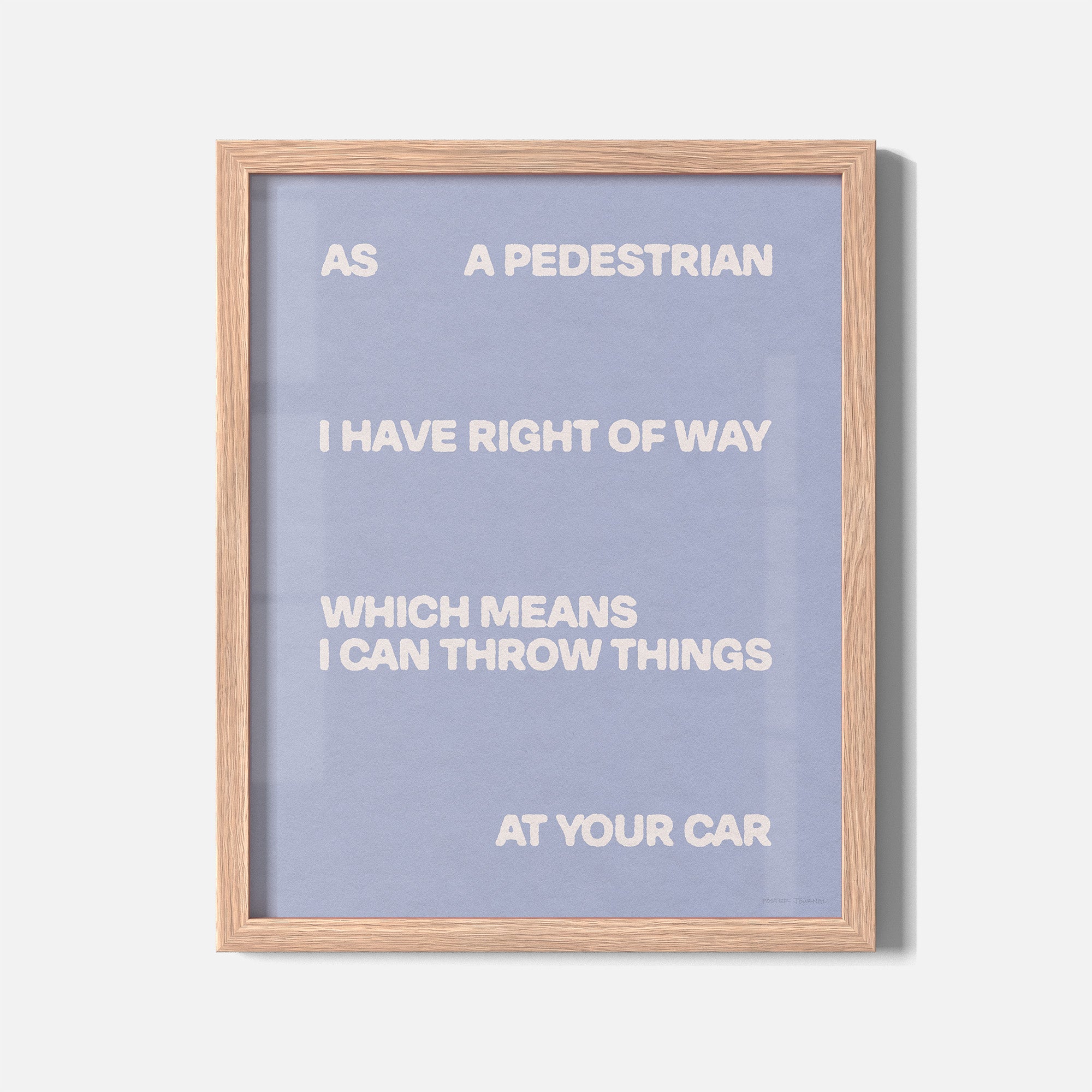 PEDESTRIAN PRINT
