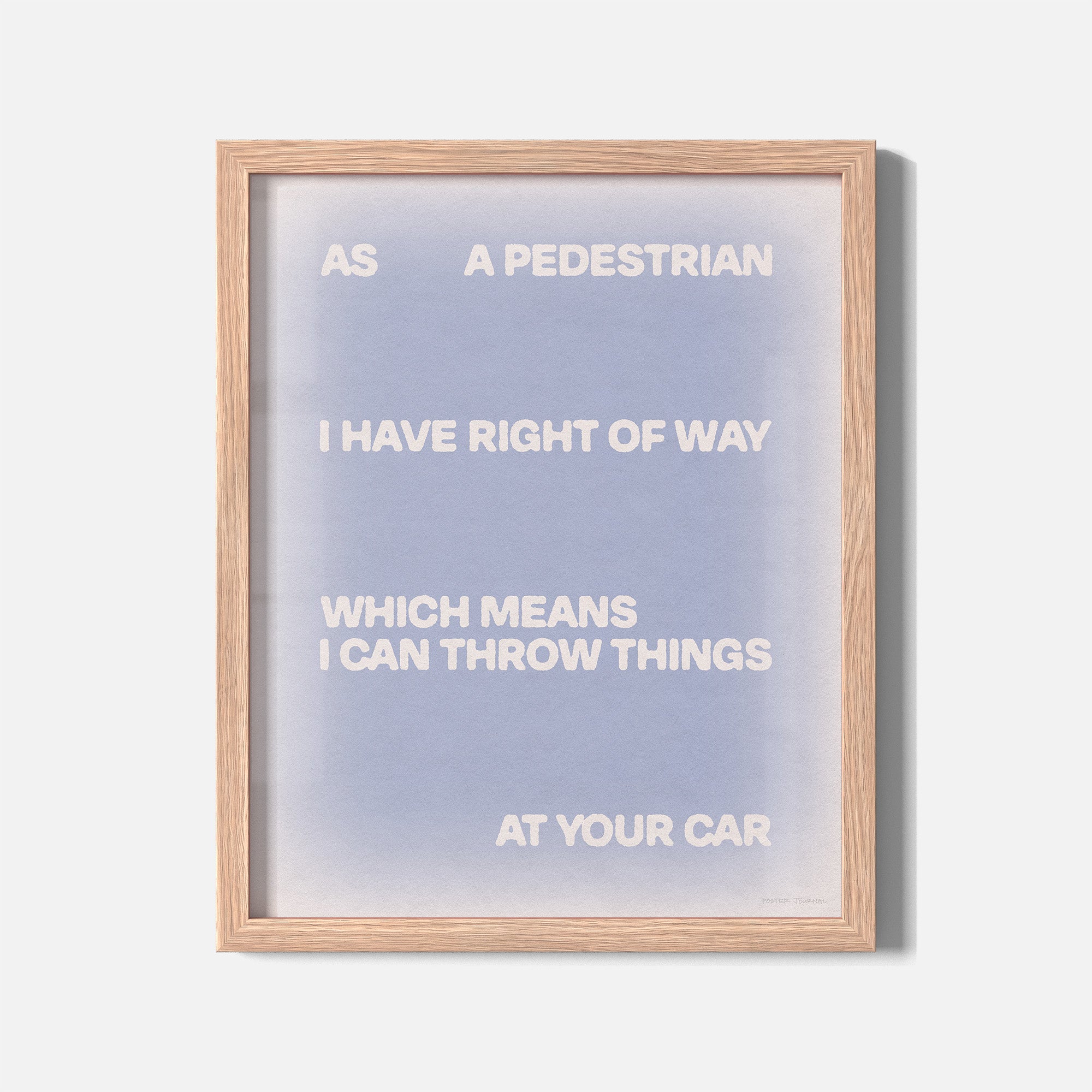 PEDESTRIAN PRINT