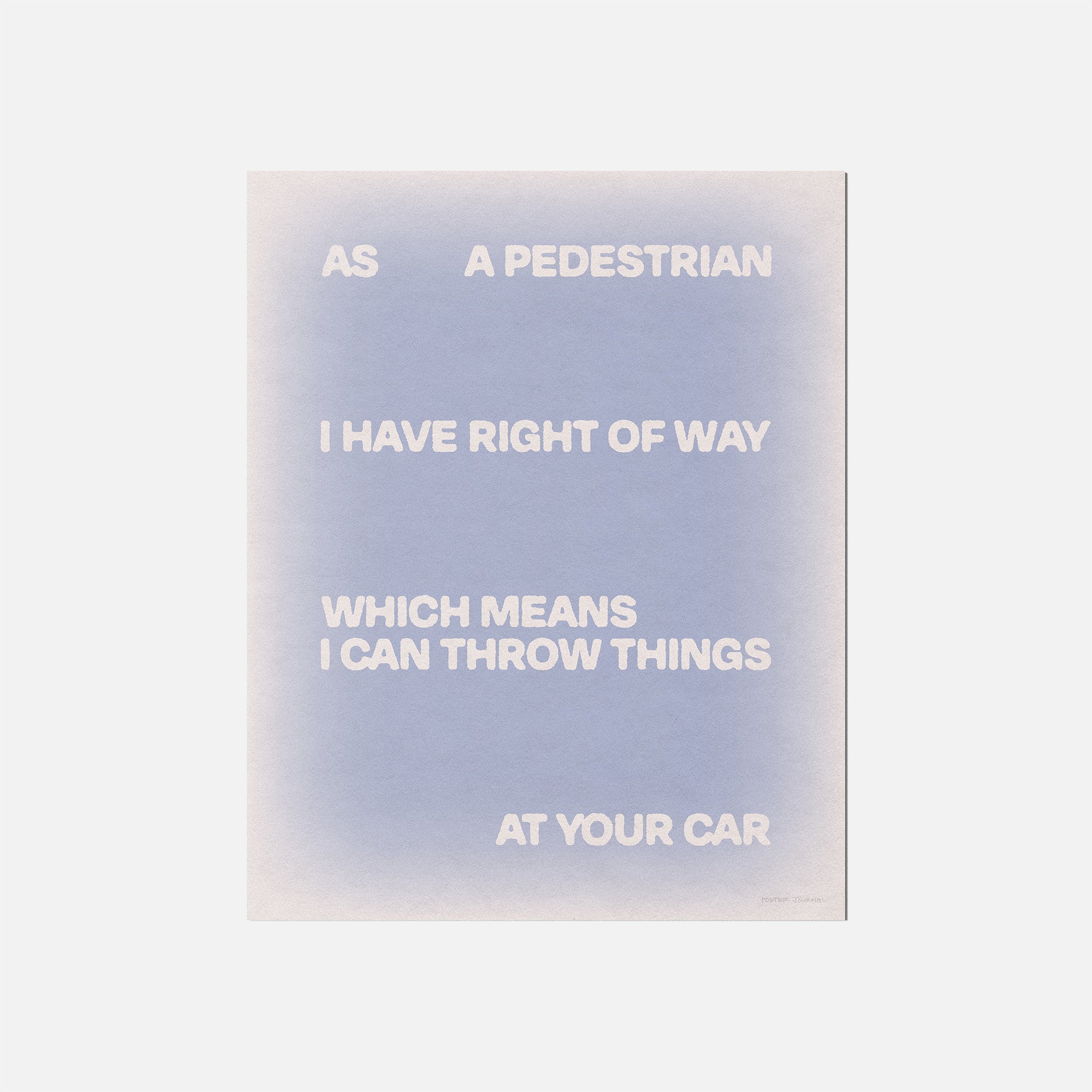 PEDESTRIAN PRINT