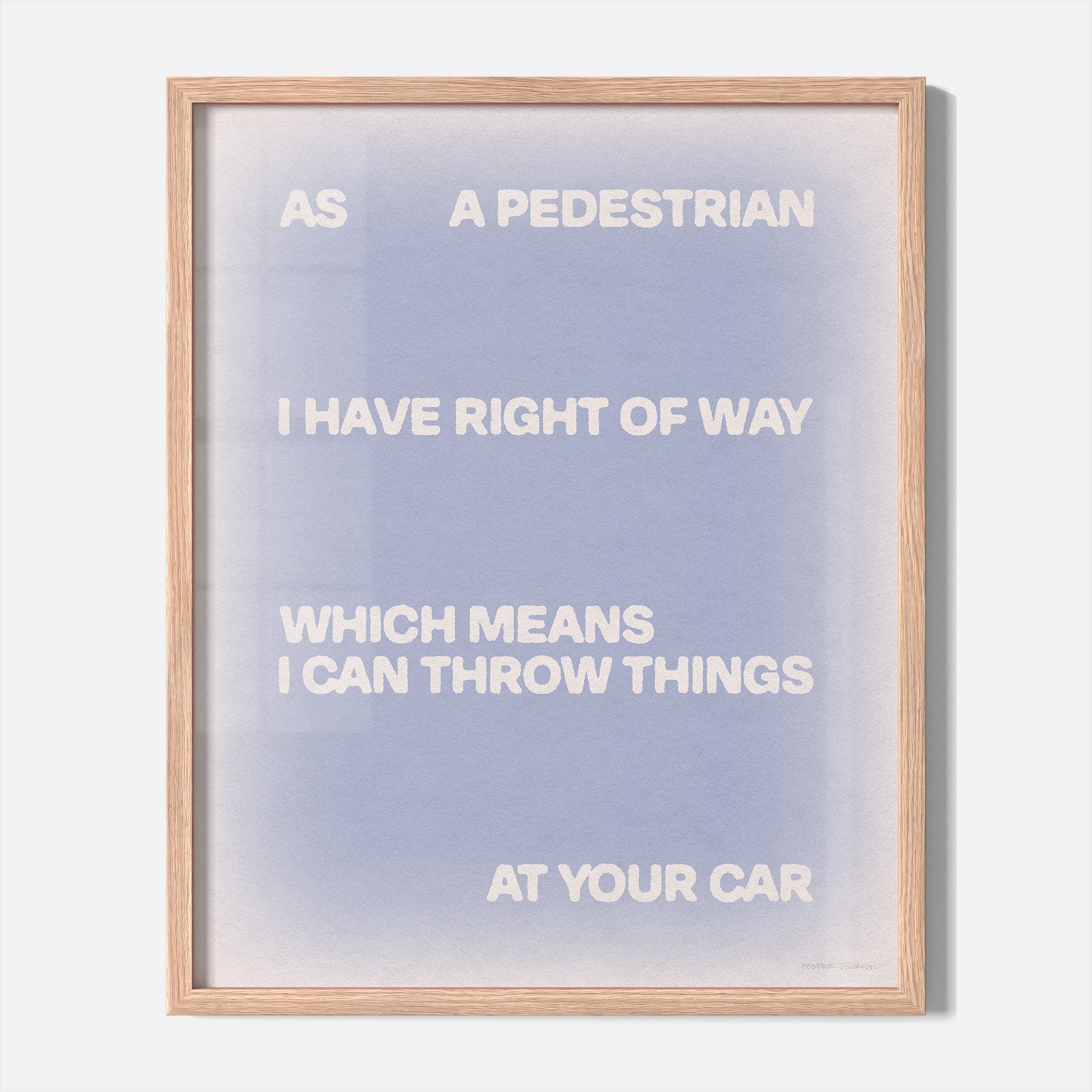 PEDESTRIAN PRINT