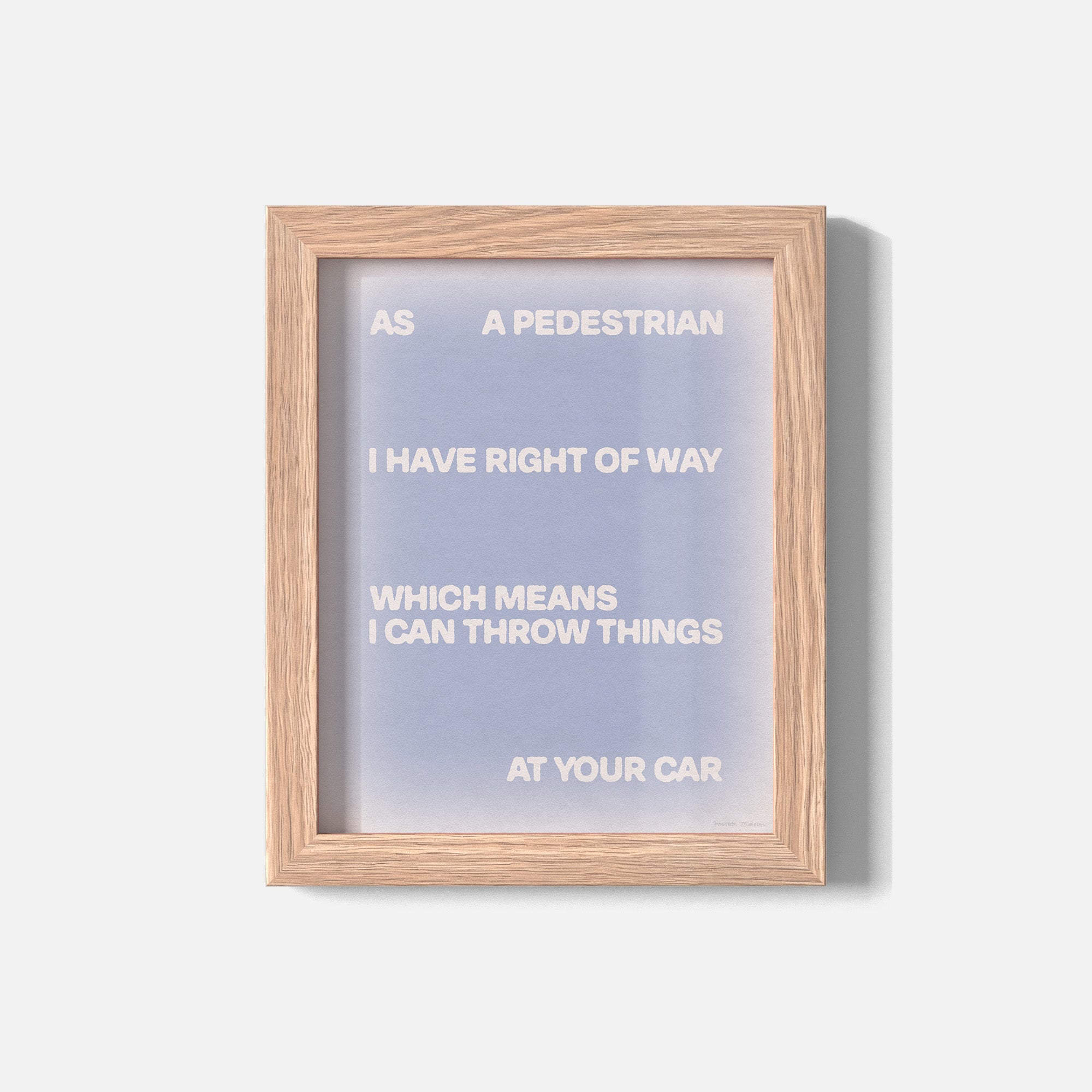 PEDESTRIAN PRINT