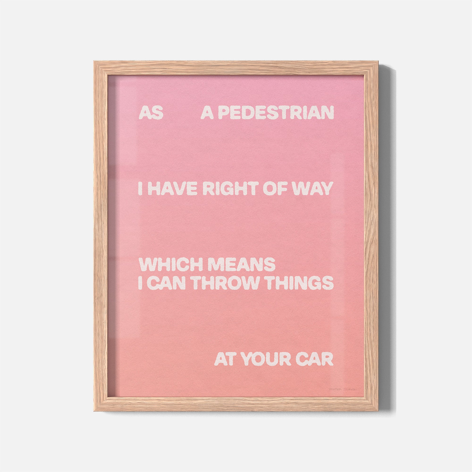 PEDESTRIAN PRINT