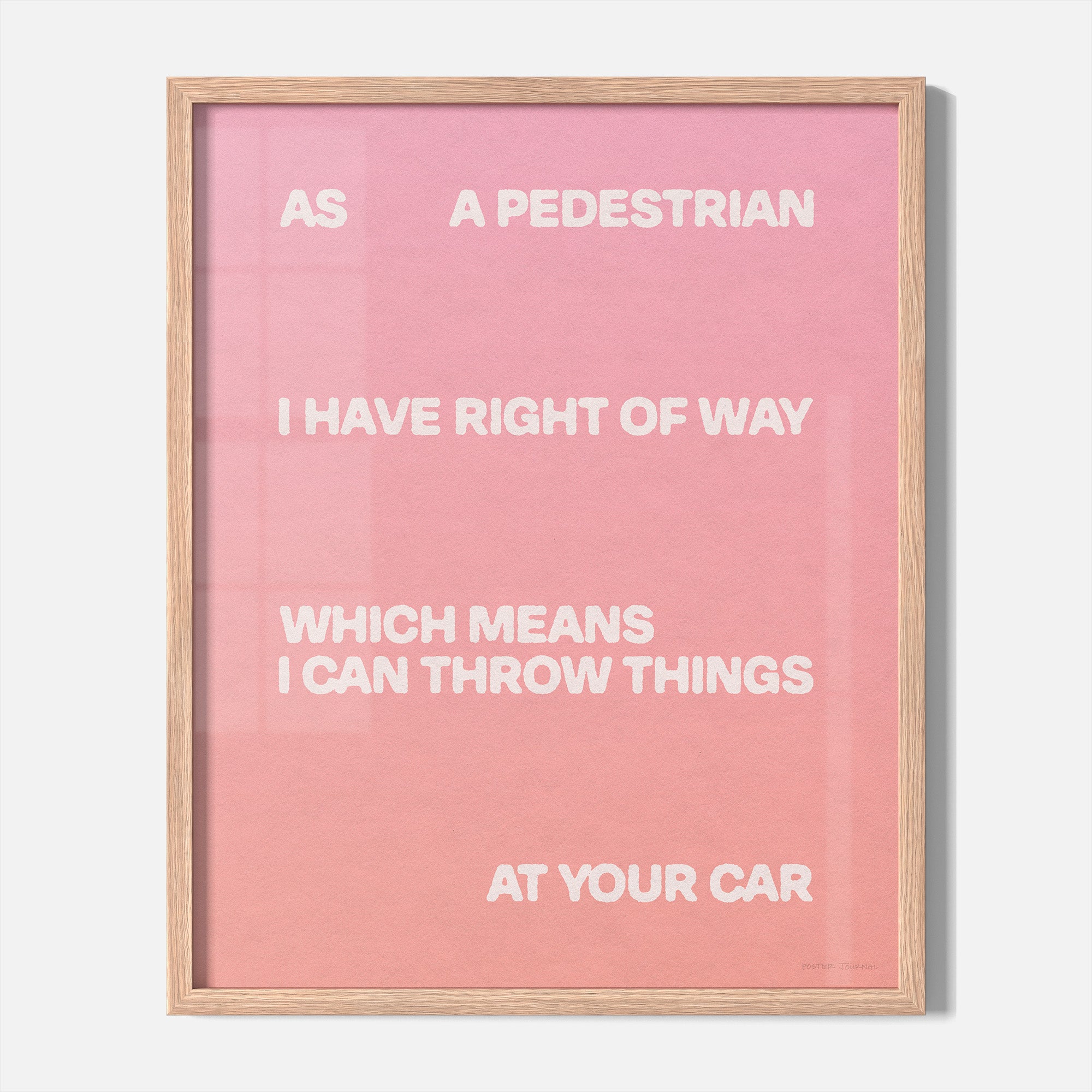 PEDESTRIAN PRINT