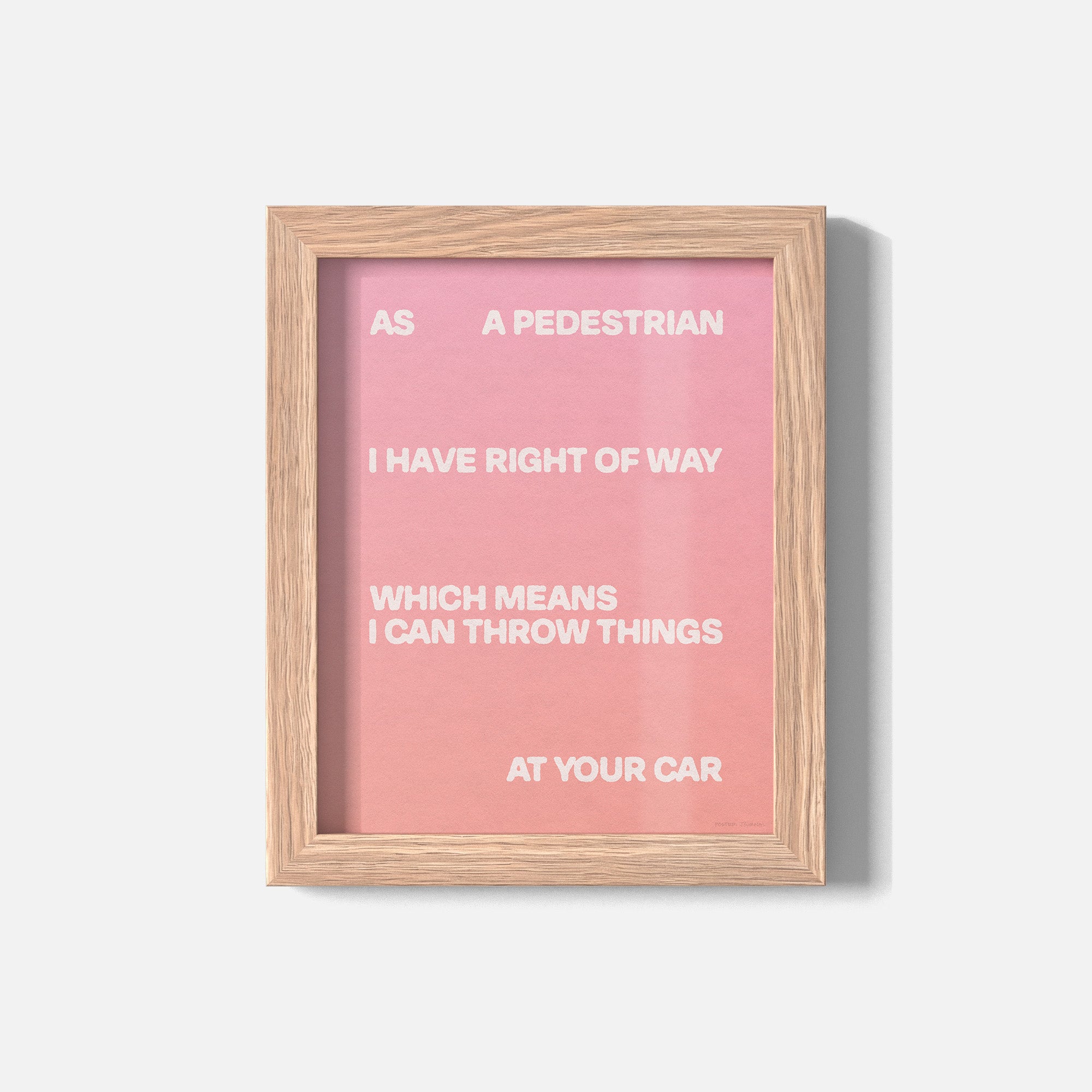 PEDESTRIAN PRINT