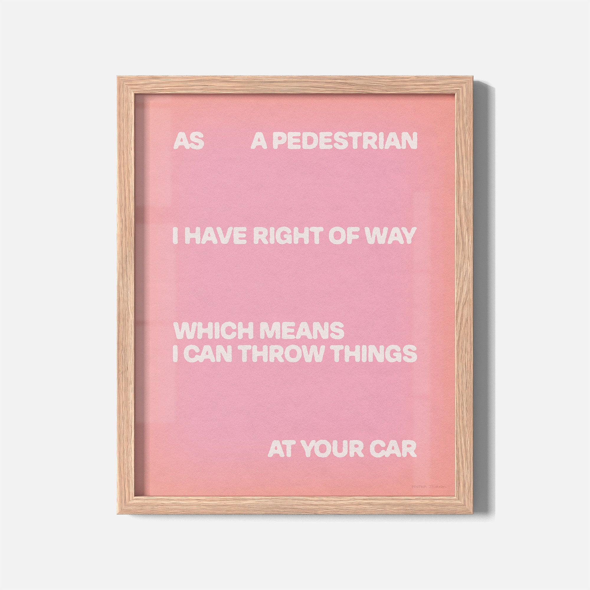 PEDESTRIAN PRINT