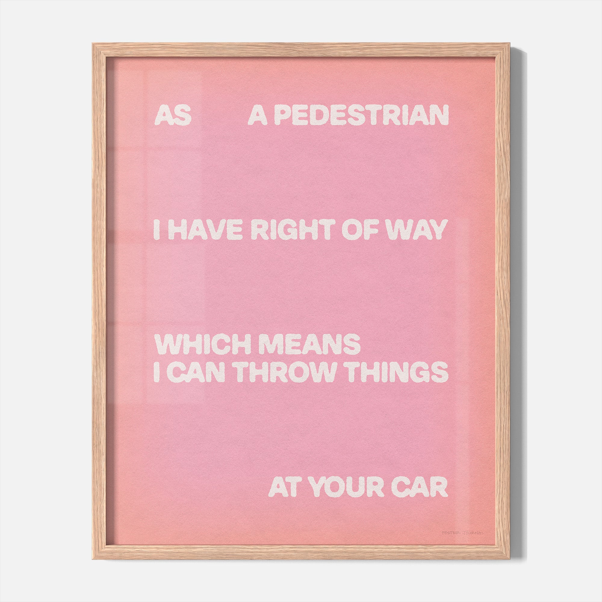 PEDESTRIAN PRINT