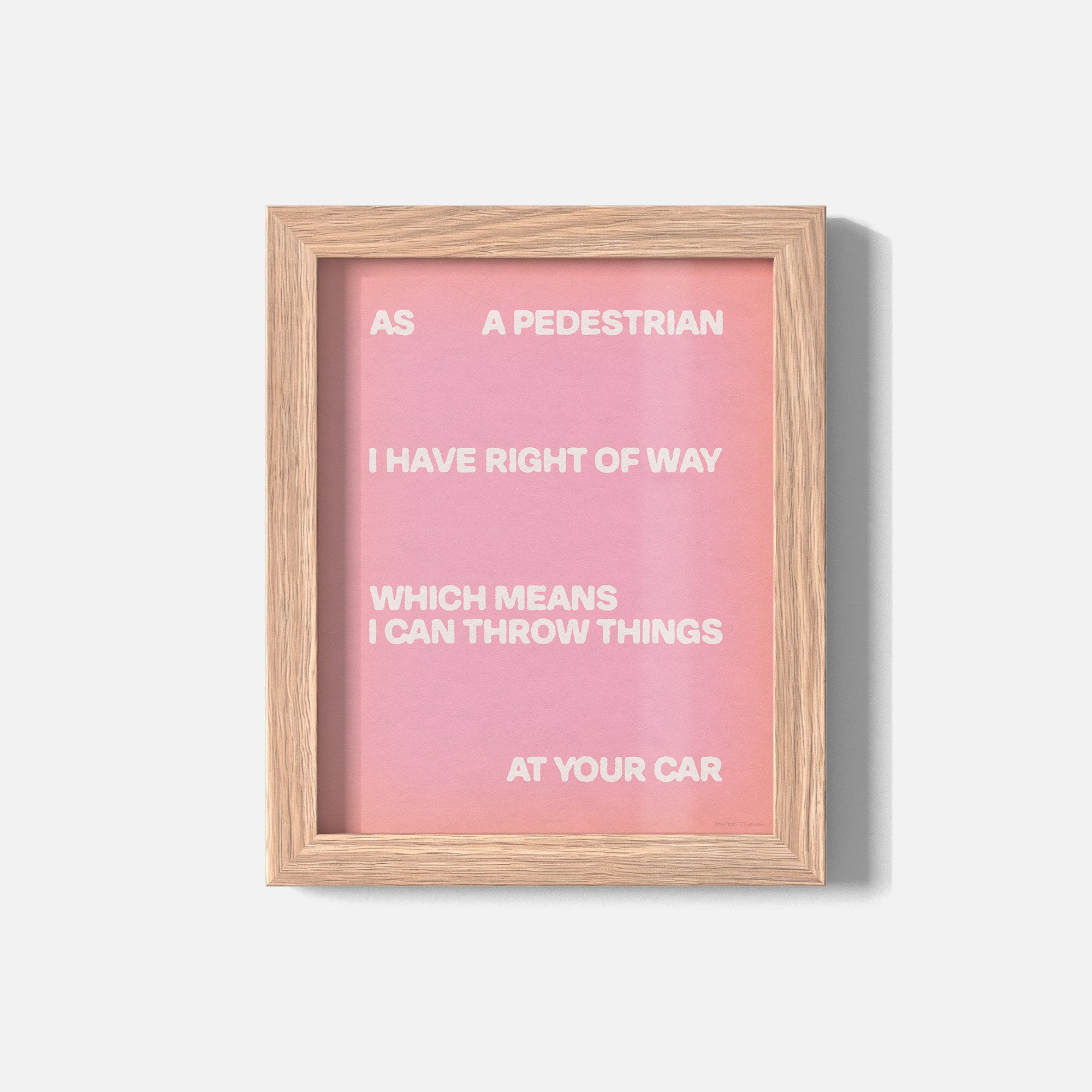 PEDESTRIAN PRINT