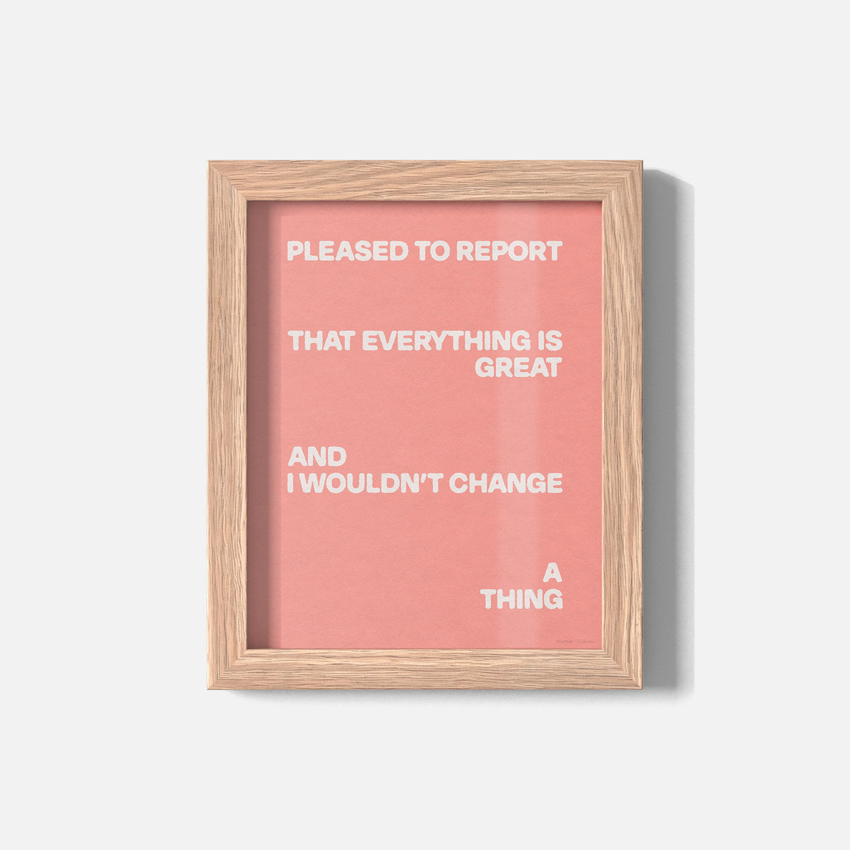 PLEASED PRINT