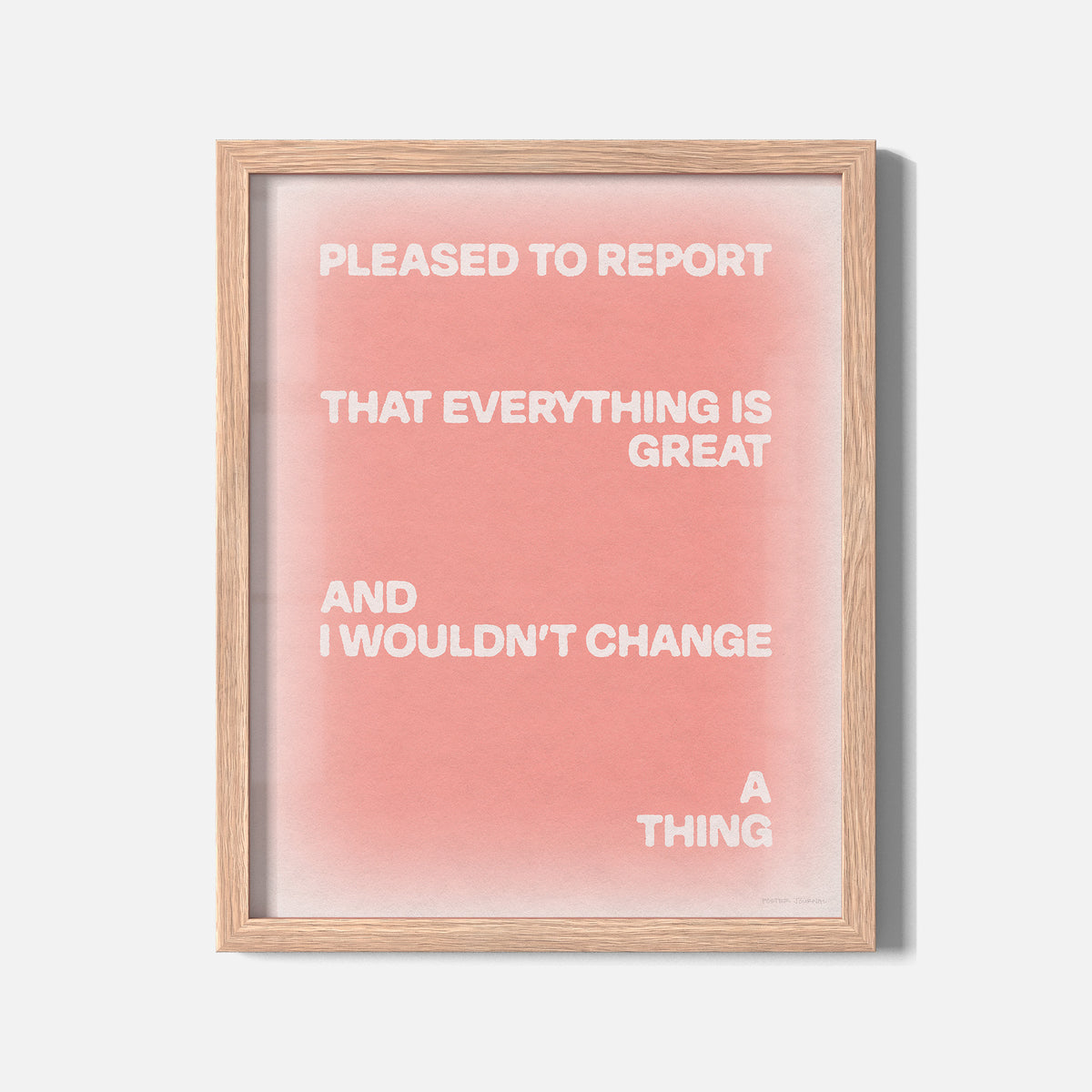 PLEASED PRINT
