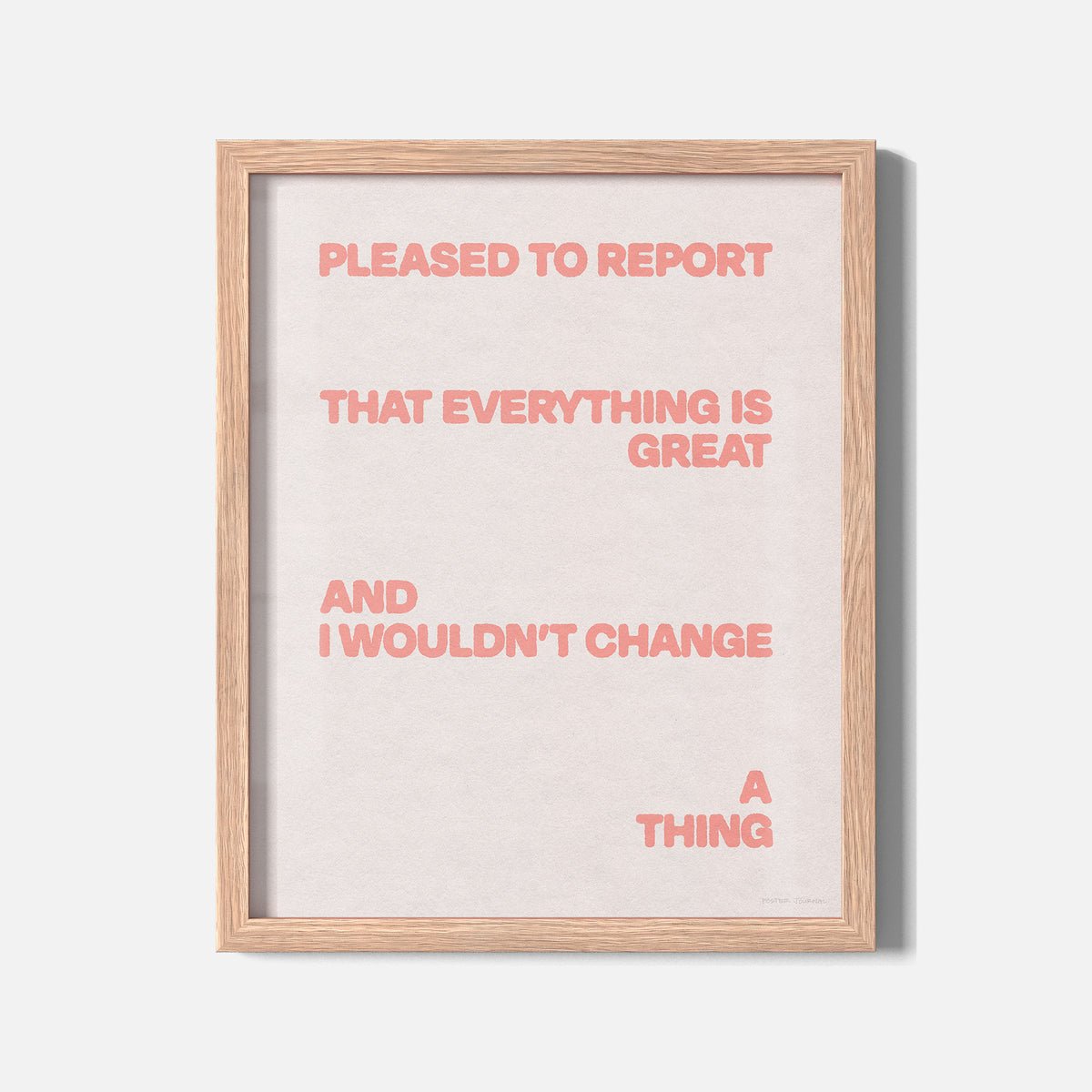 PLEASED PRINT