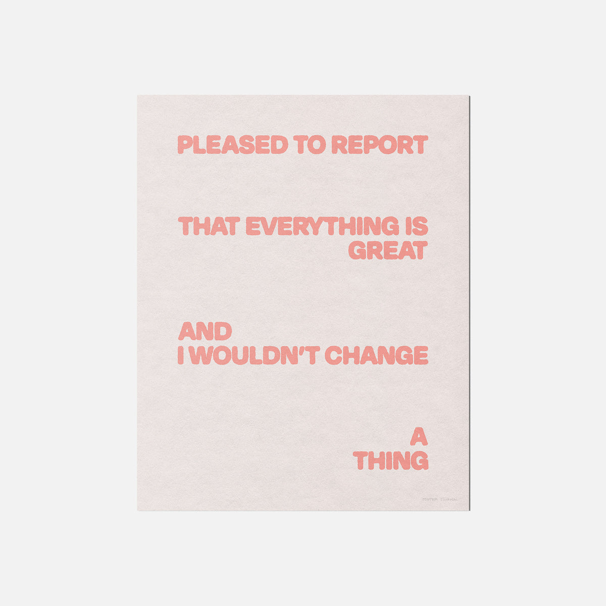 PLEASED PRINT