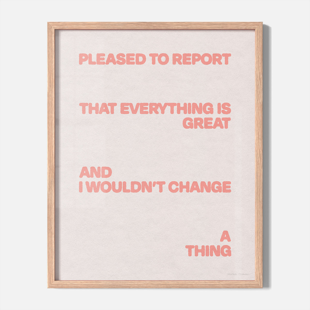 PLEASED PRINT