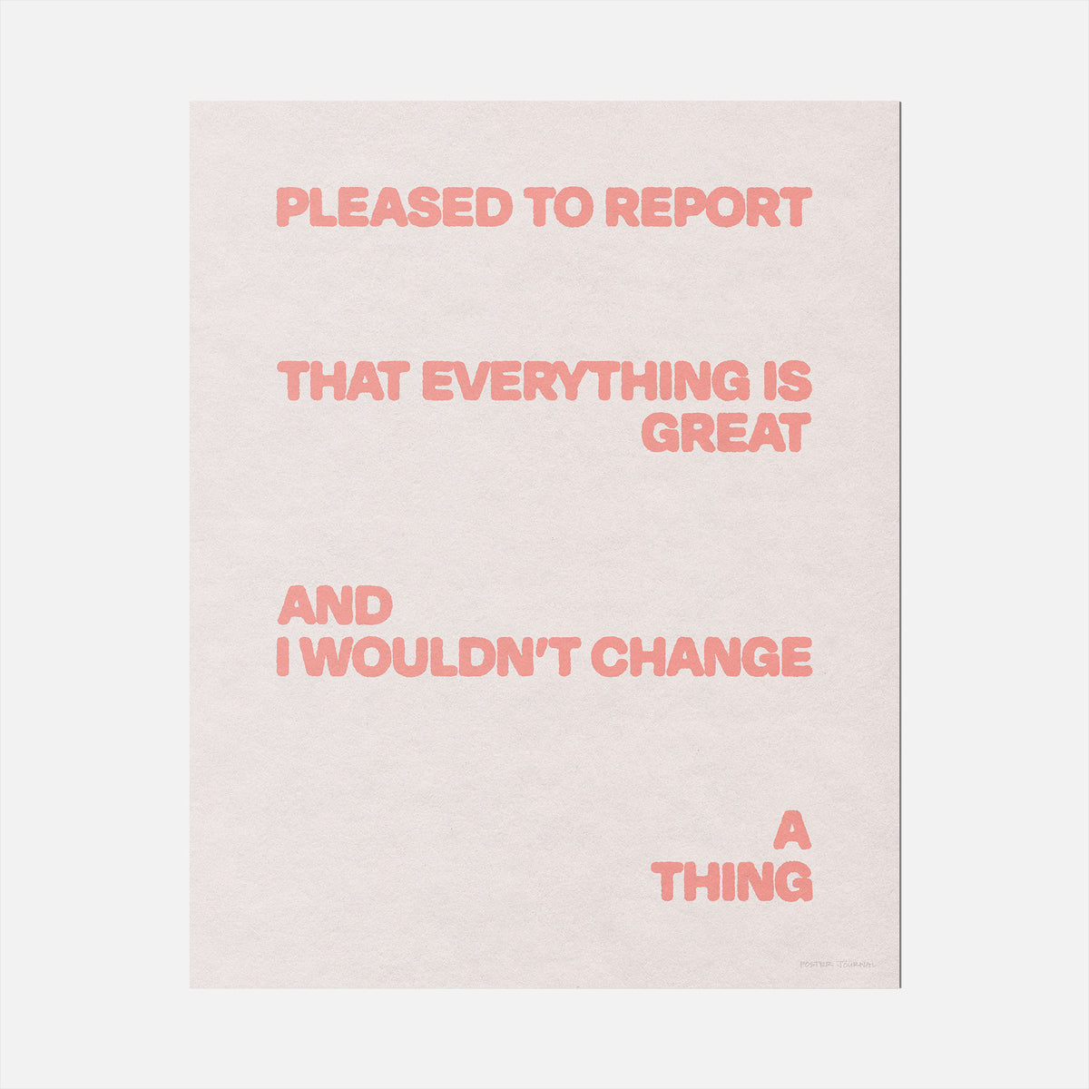 PLEASED PRINT