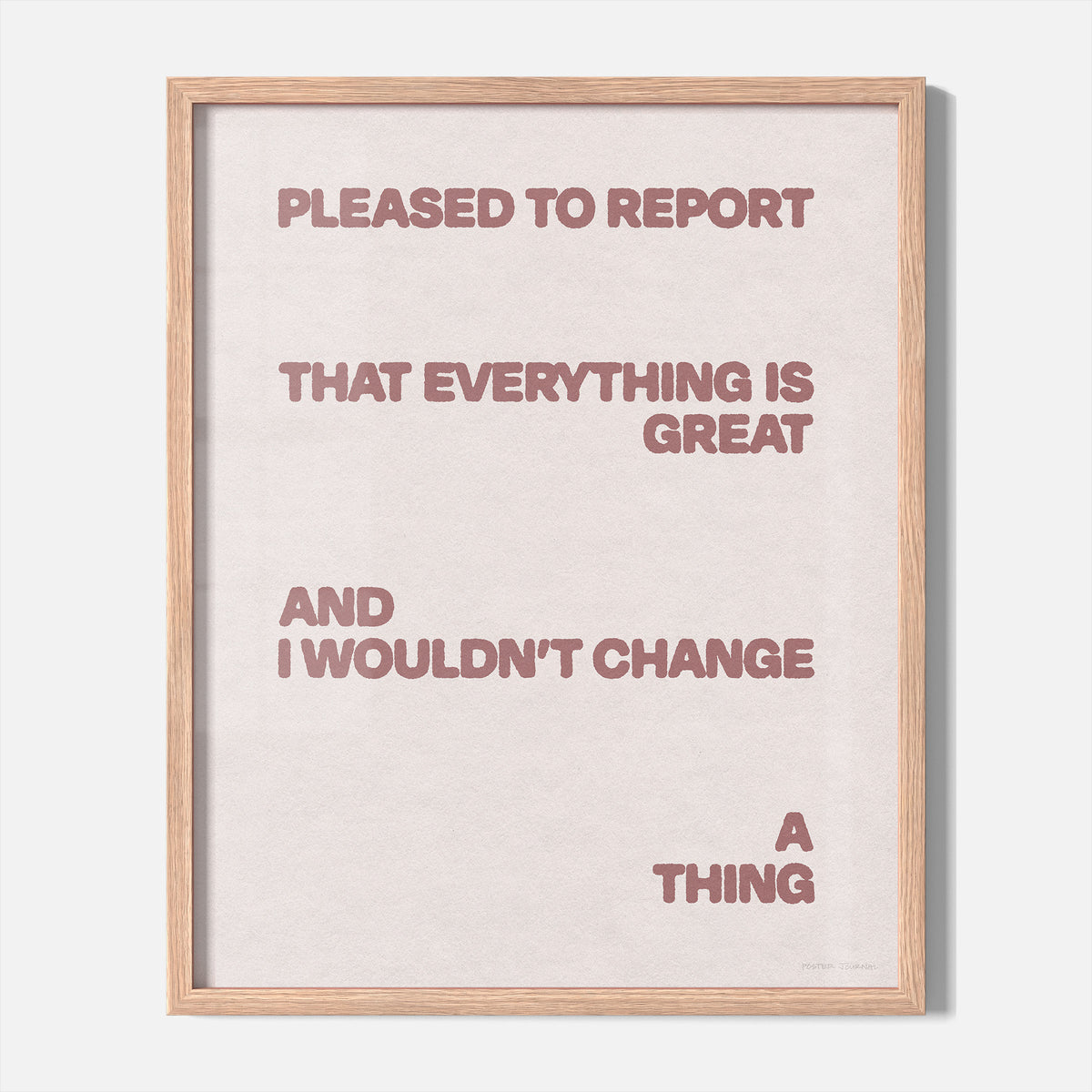 PLEASED PRINT