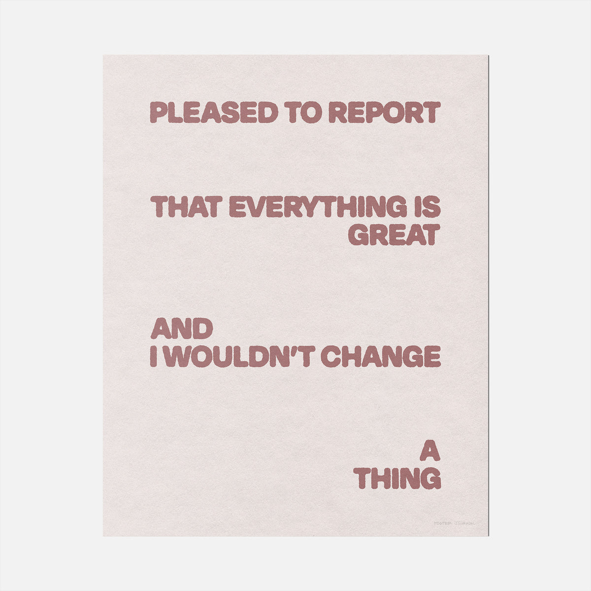 PLEASED PRINT