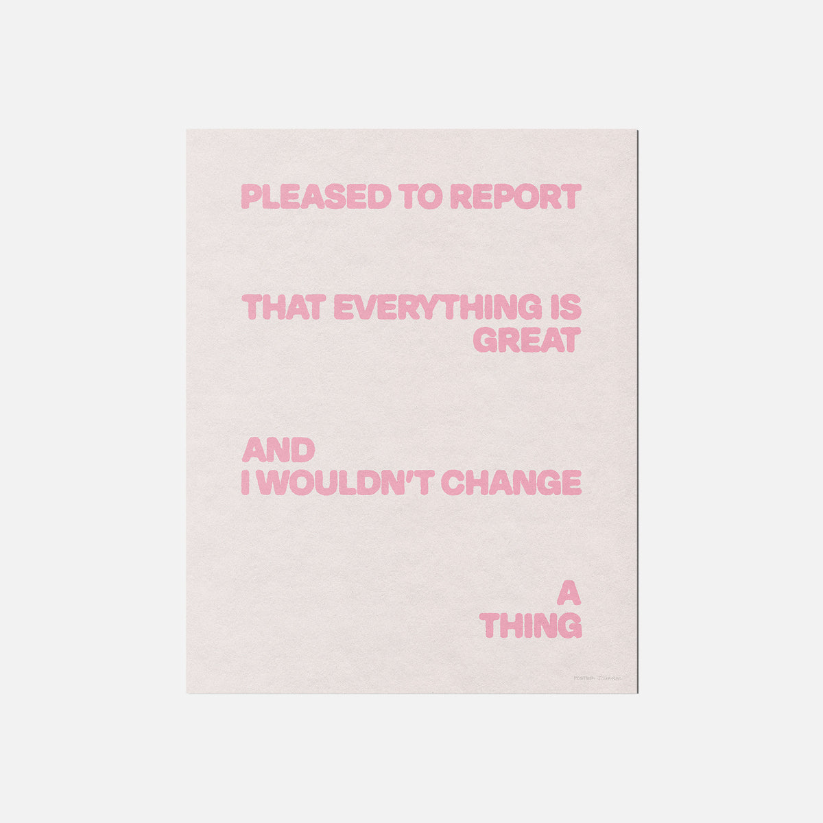 PLEASED PRINT