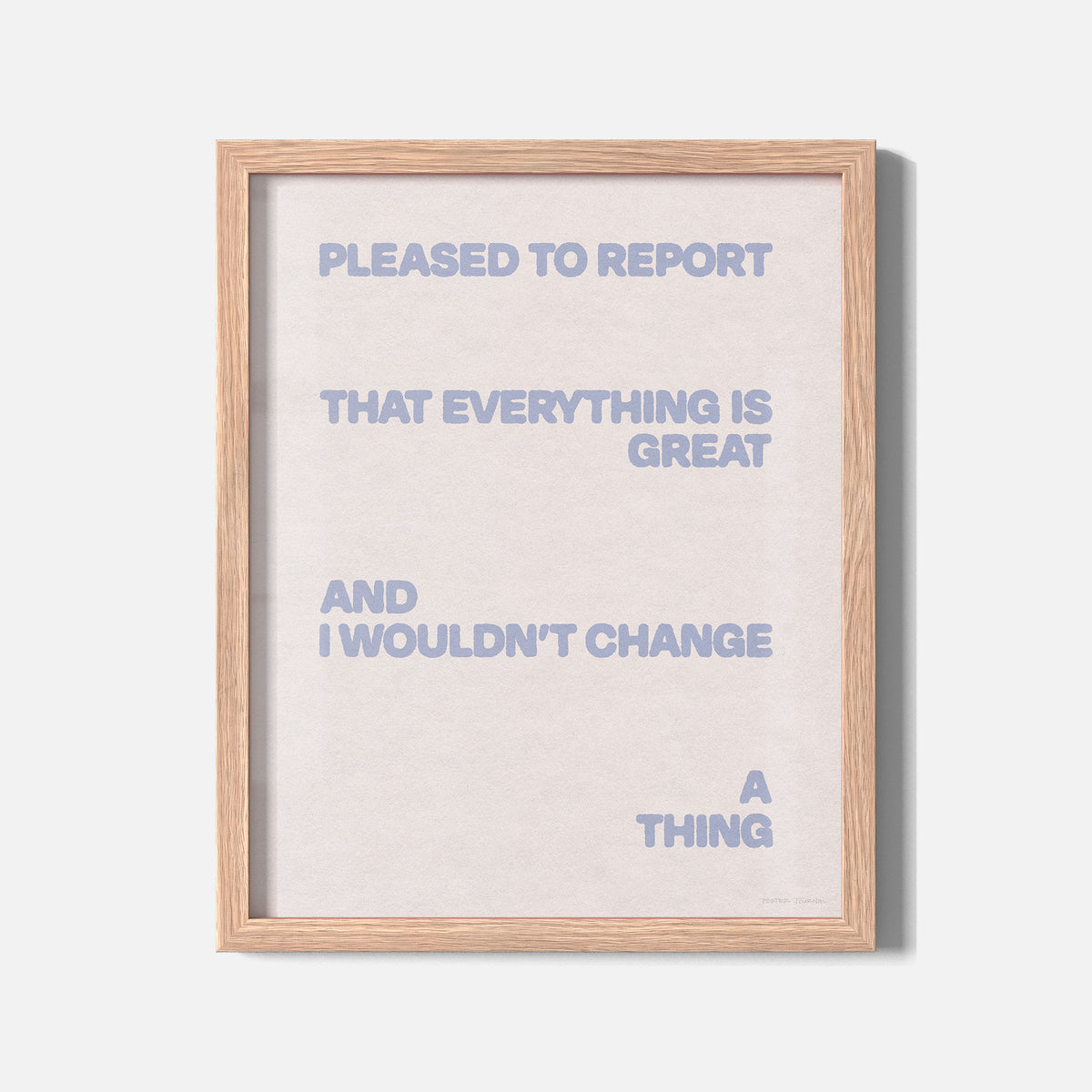 PLEASED PRINT