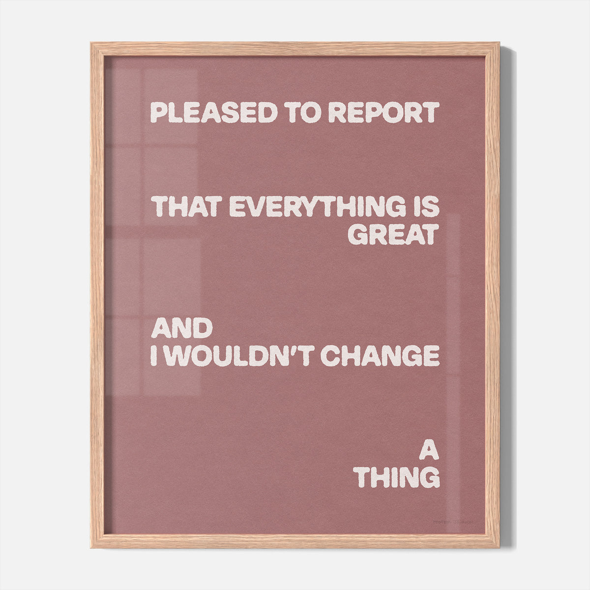 PLEASED PRINT