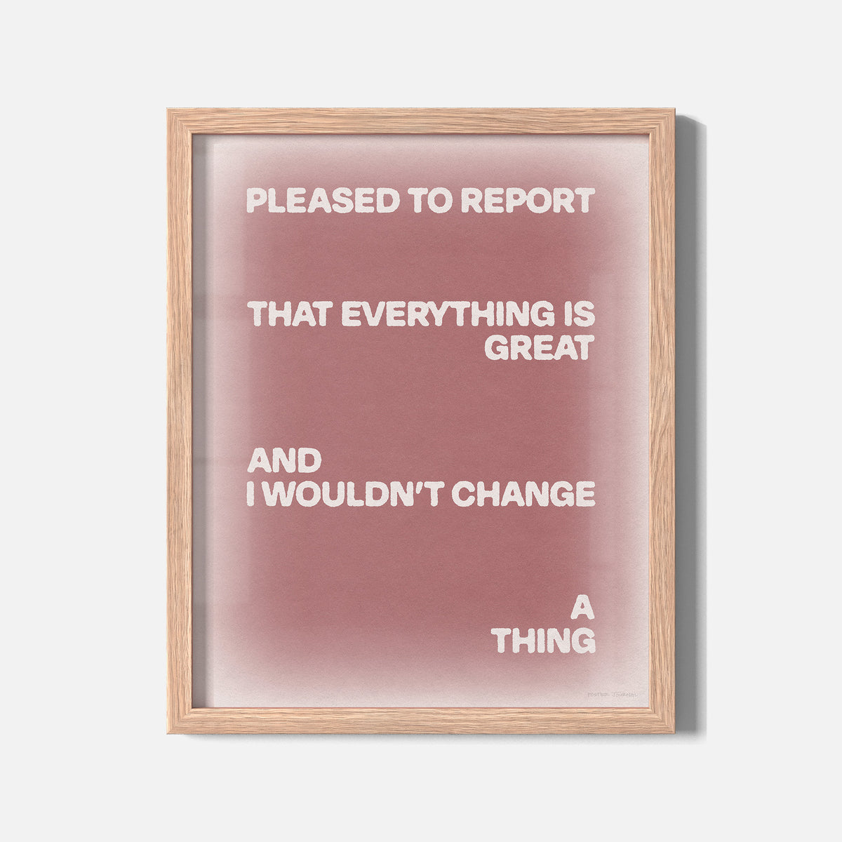 PLEASED PRINT