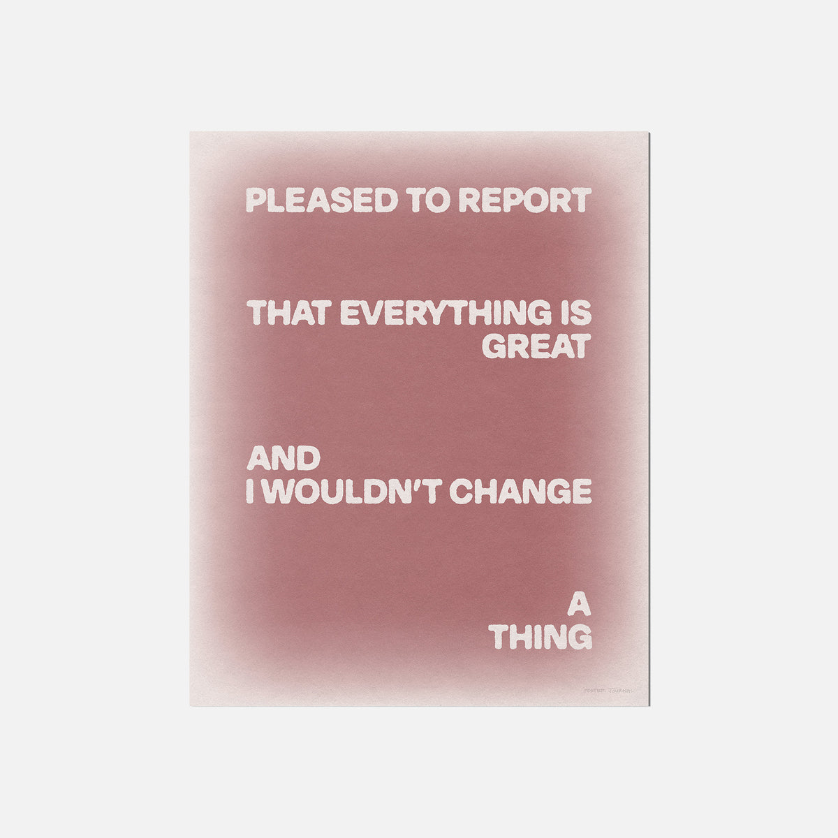 PLEASED PRINT