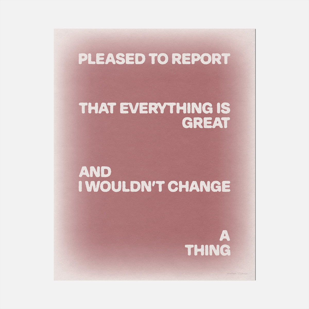 PLEASED PRINT