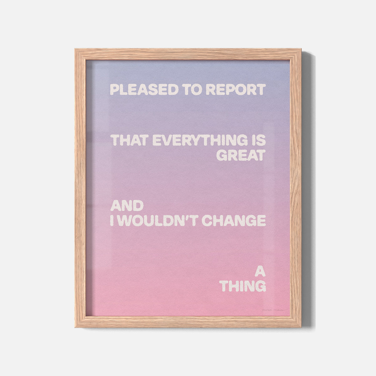 PLEASED PRINT
