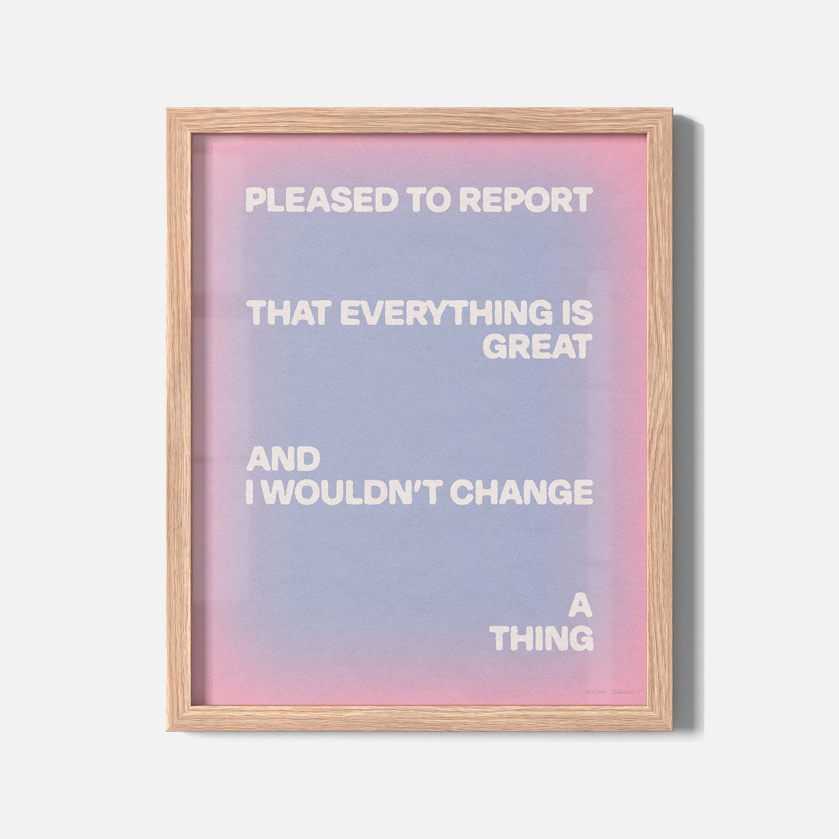 PLEASED PRINT