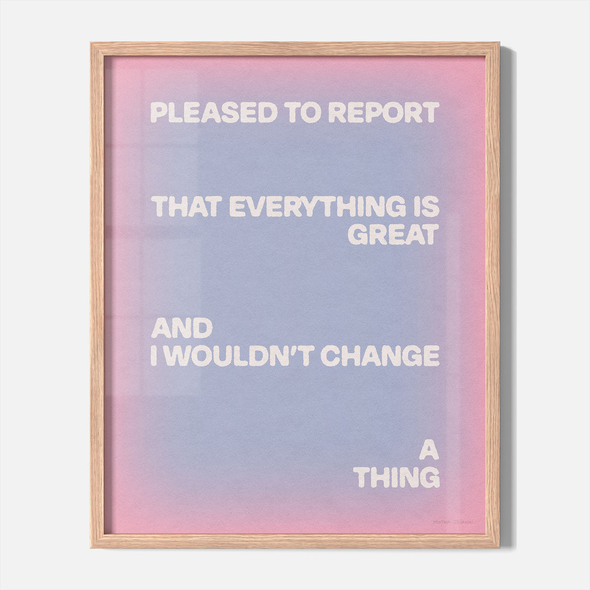 PLEASED PRINT