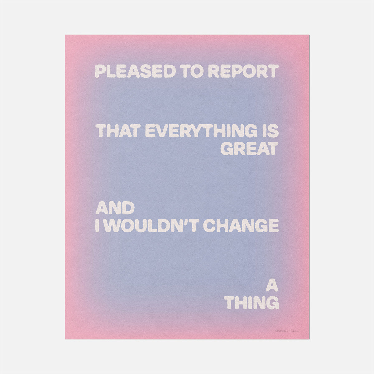 PLEASED PRINT