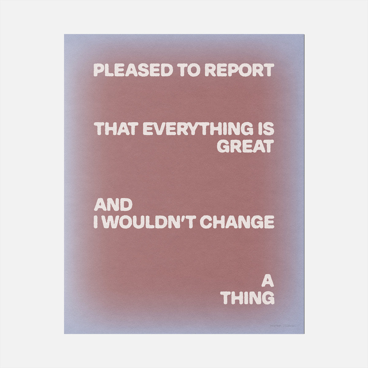 PLEASED PRINT