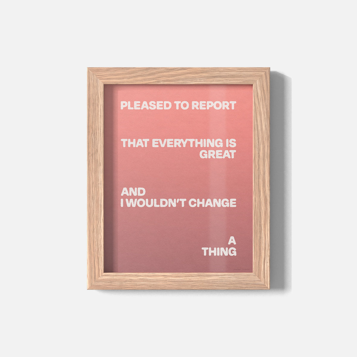 PLEASED PRINT