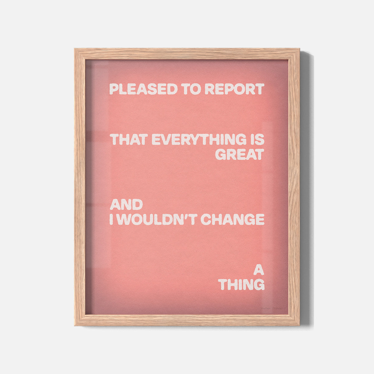 PLEASED PRINT