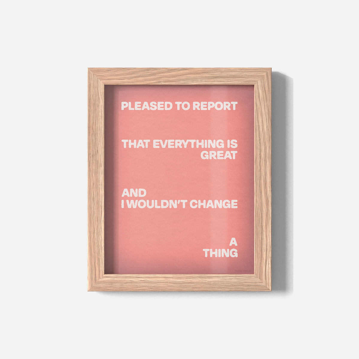 PLEASED PRINT