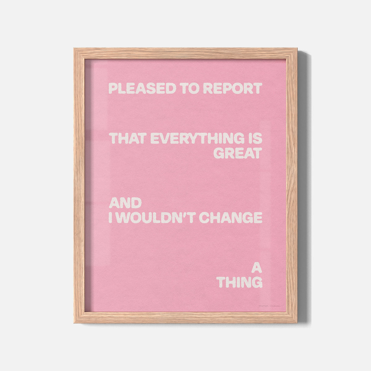 PLEASED PRINT