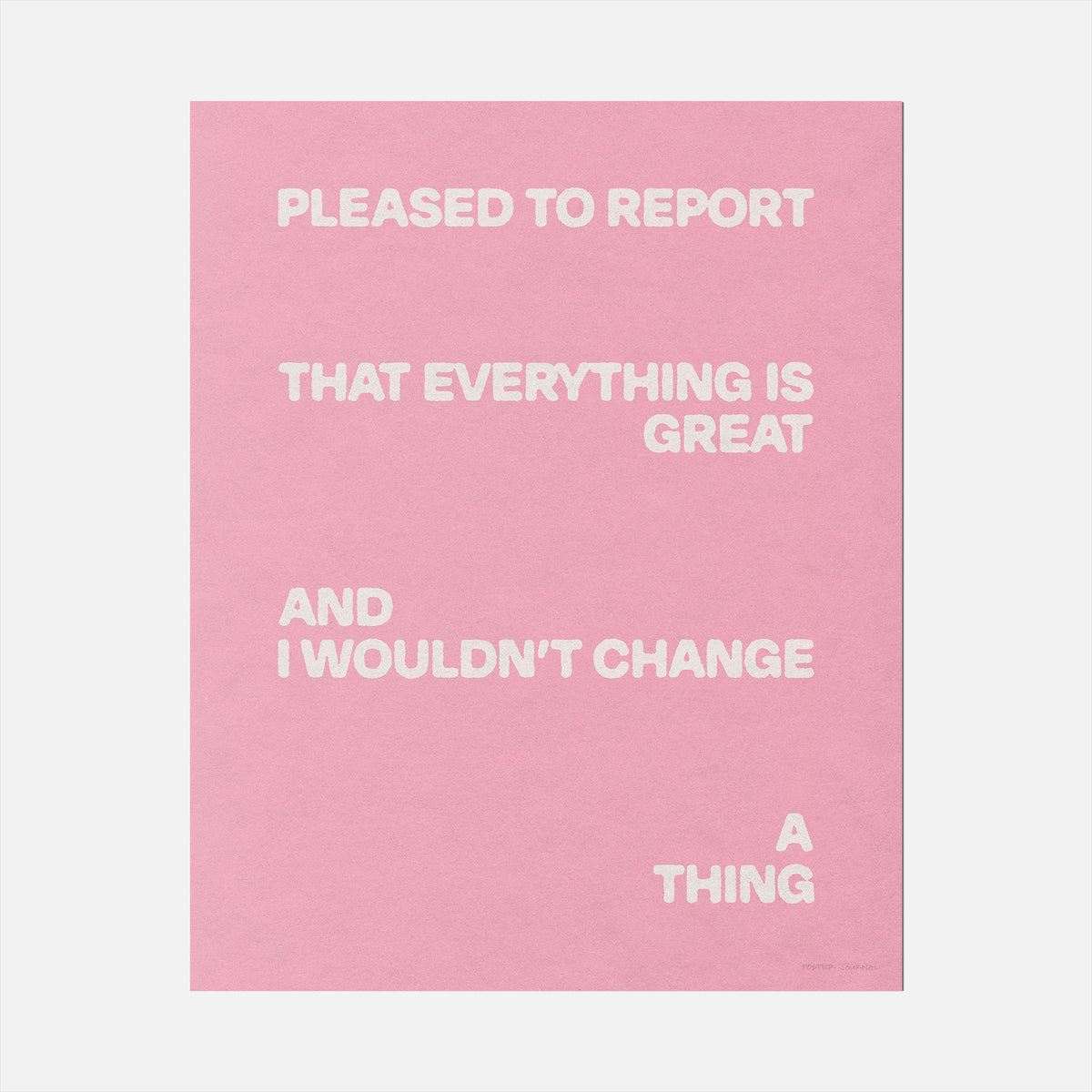 PLEASED PRINT