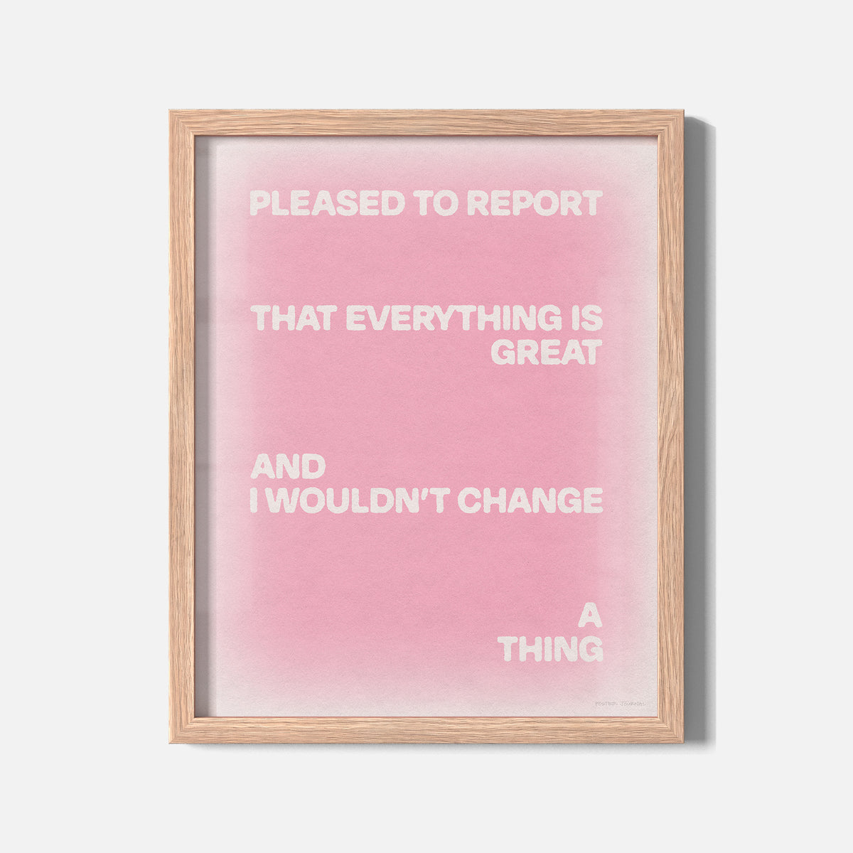 PLEASED PRINT