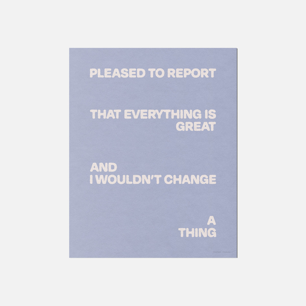 PLEASED PRINT